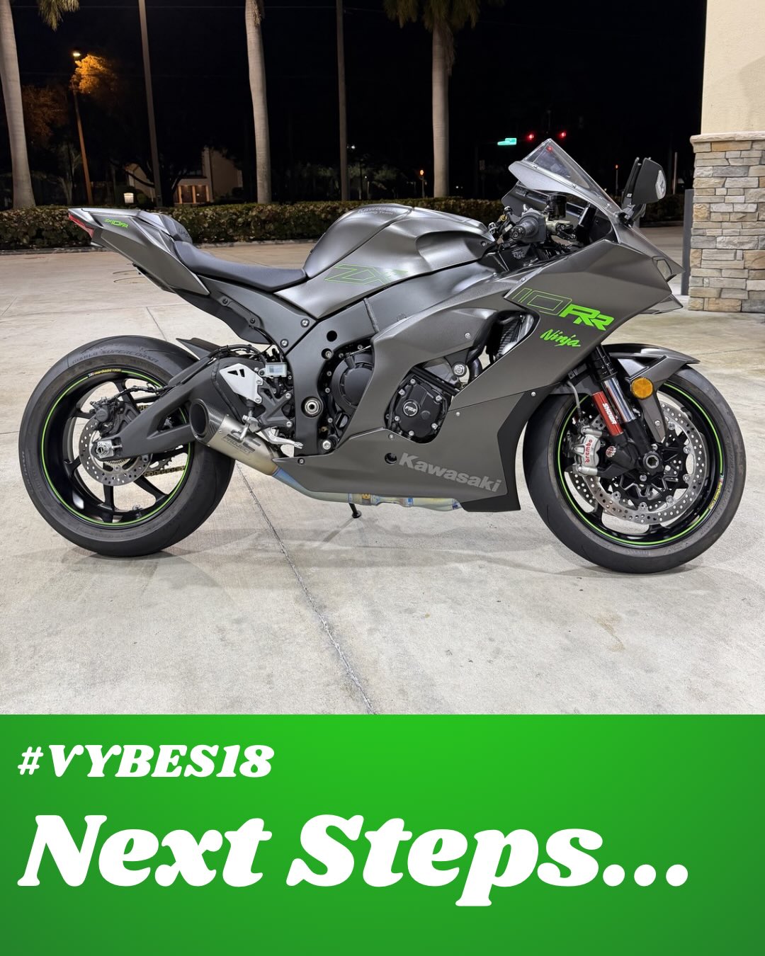 The 2025 Kawasaki ZX-10RR giveaway has officially ended. 🔒 A huge