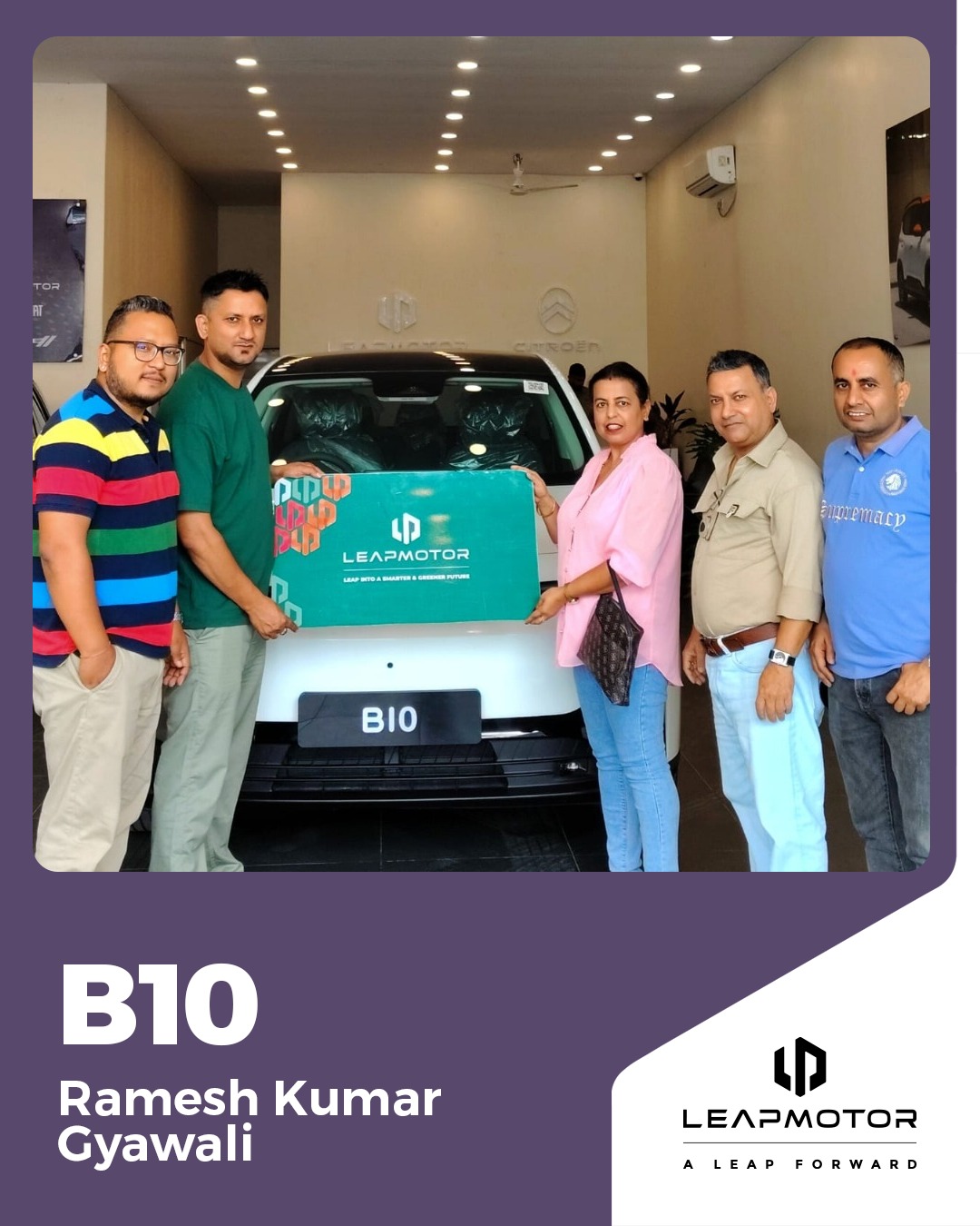 Leapmotor - Congratulations to Mr. Ramesh Kumar Gyawali on taking a ...