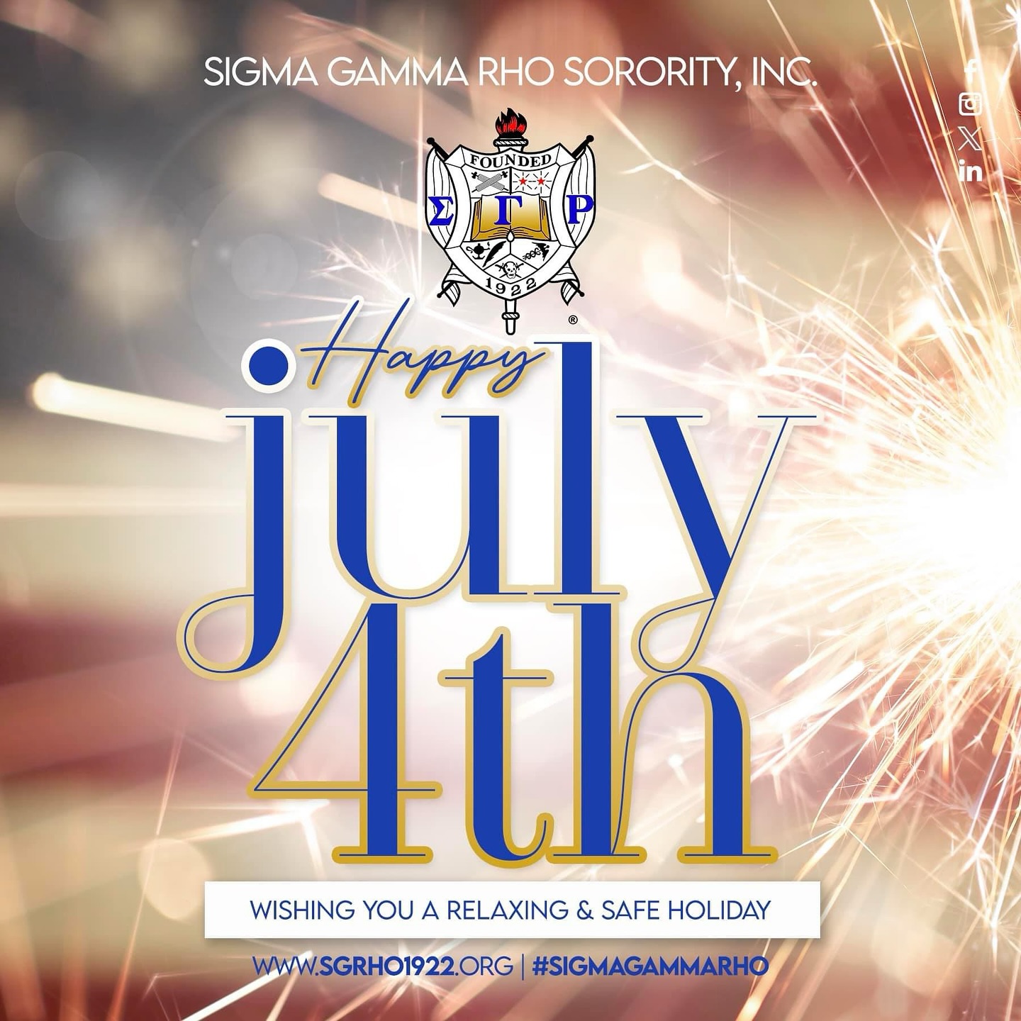 Happy 4th of July ! Have a safe and memorable day with family and ...