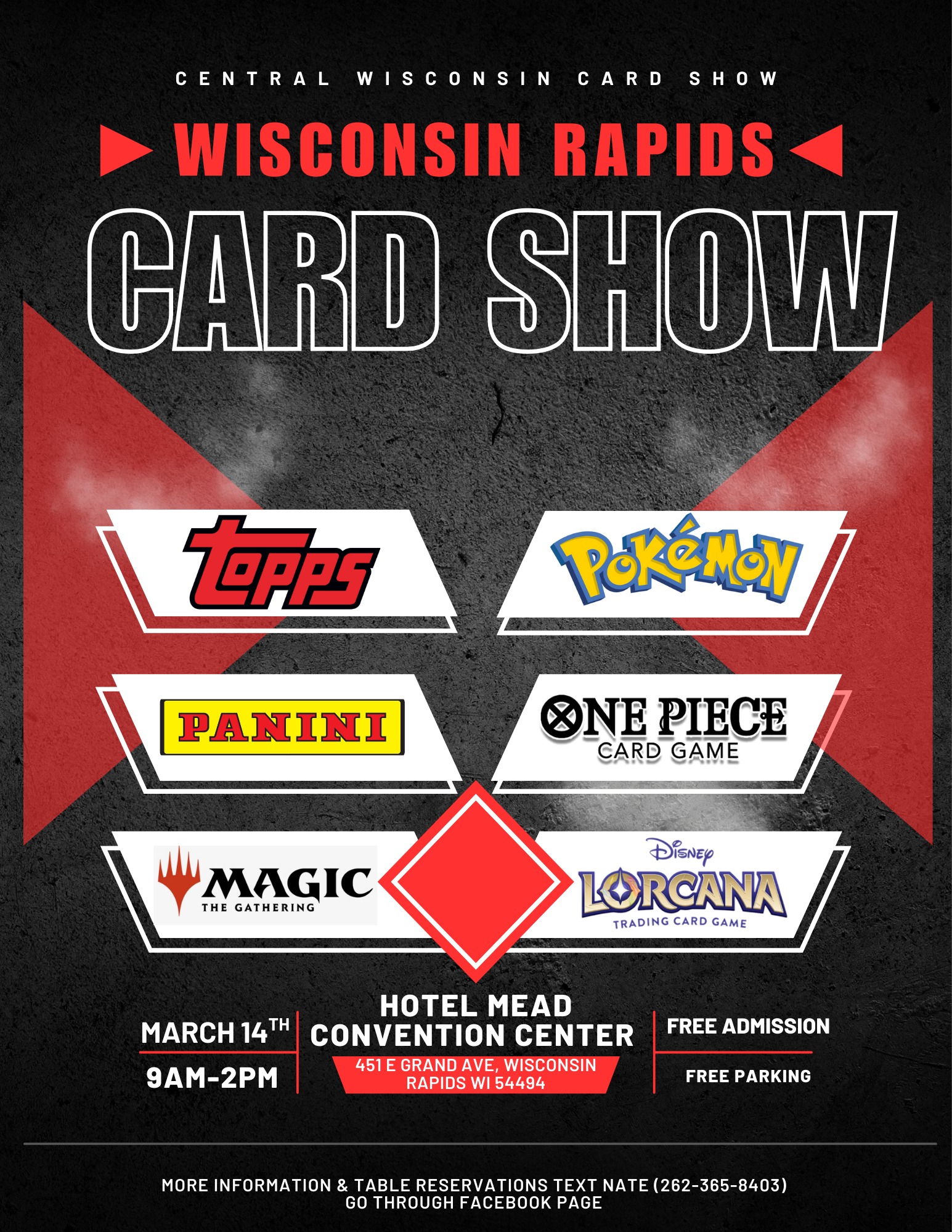 Central Wisconsin Card Show | Wisconsin Rapids WI