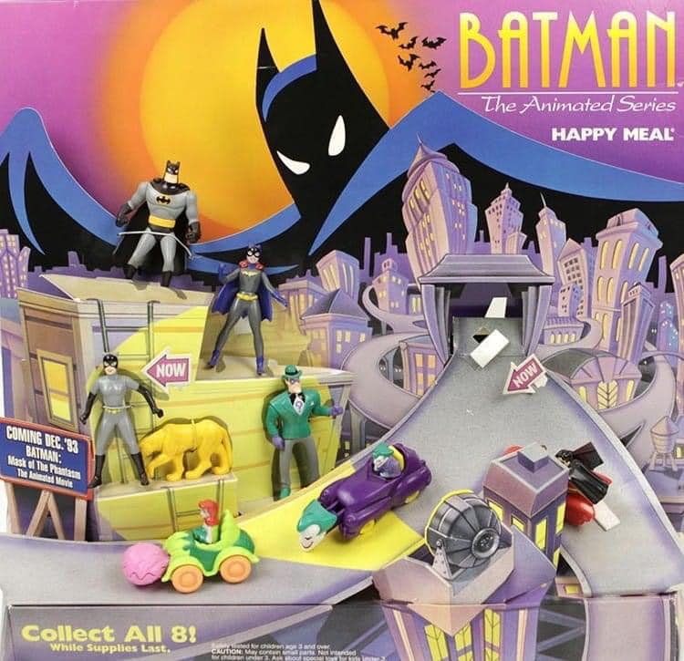 1993 McDonald's - Batman The Animated Series - Happy Meal Toys