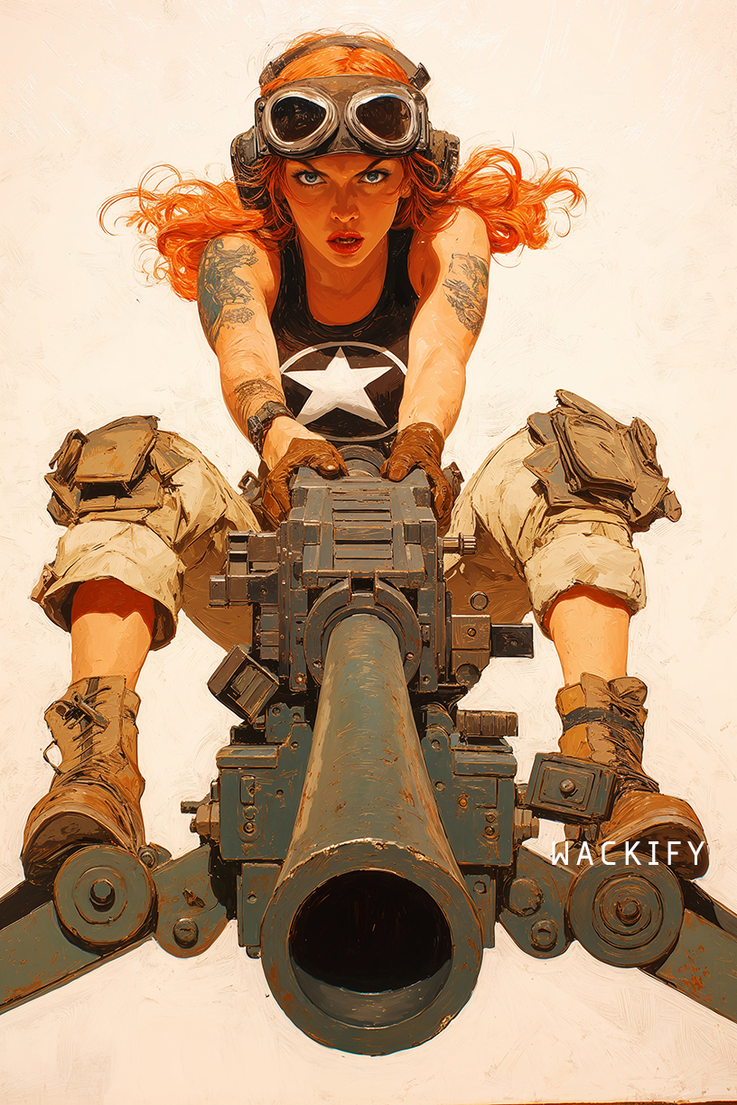 Wackify - Gunslinger #wackify #pinupart #comicart #fanart #digitalart # ...