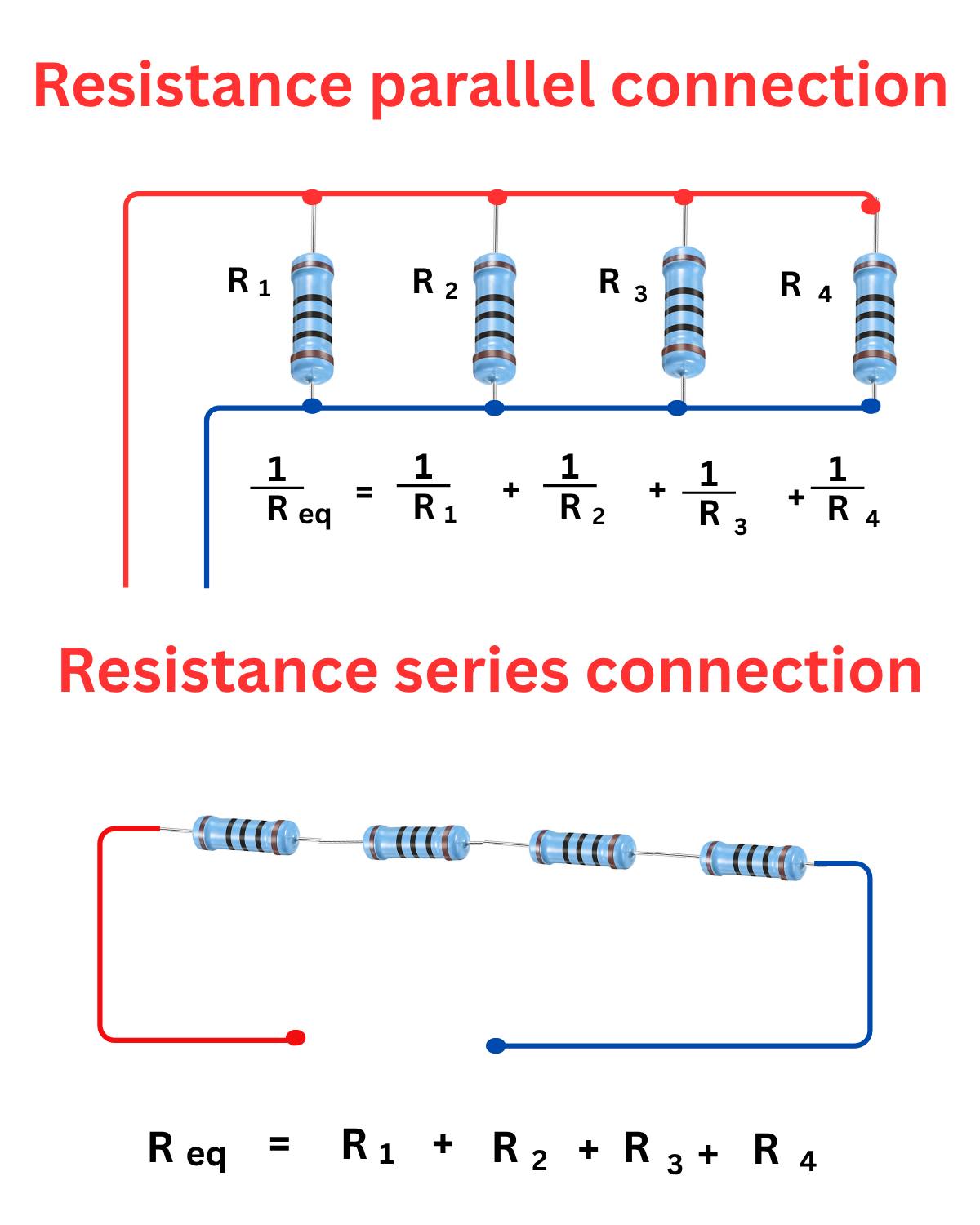 Electrical - Resistor parallel & series connection | Facebook
