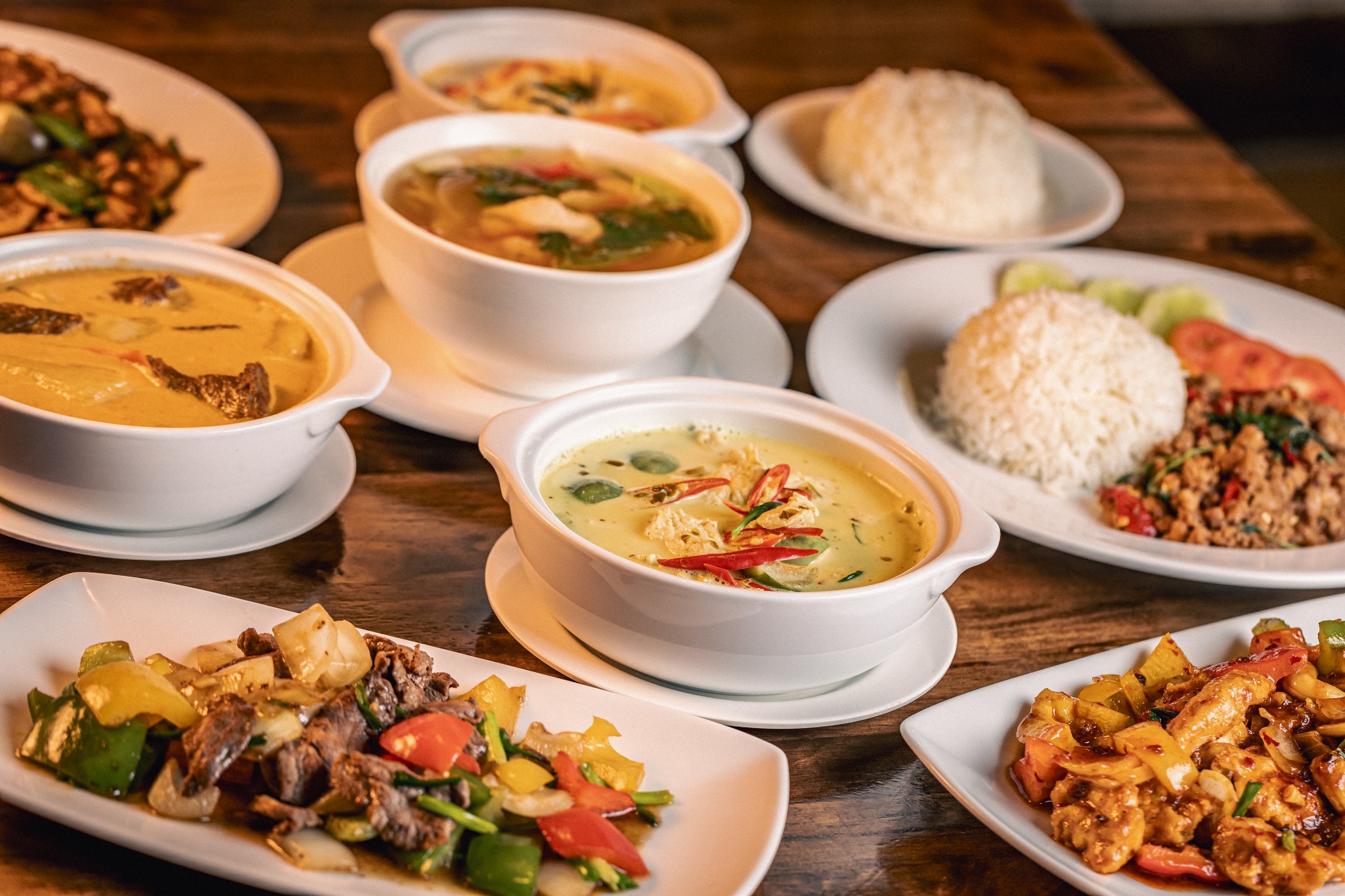 We offer a wide range of Thai... - Cafe Easy Rider Maprachan
