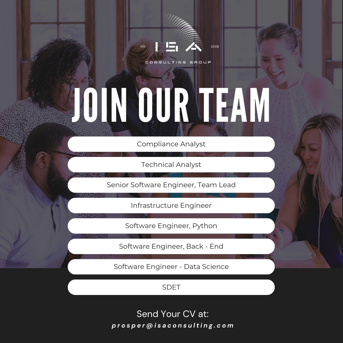 ISA Consulting - 🚀 We’re Hiring! Join Our Team 🚀 We’re...