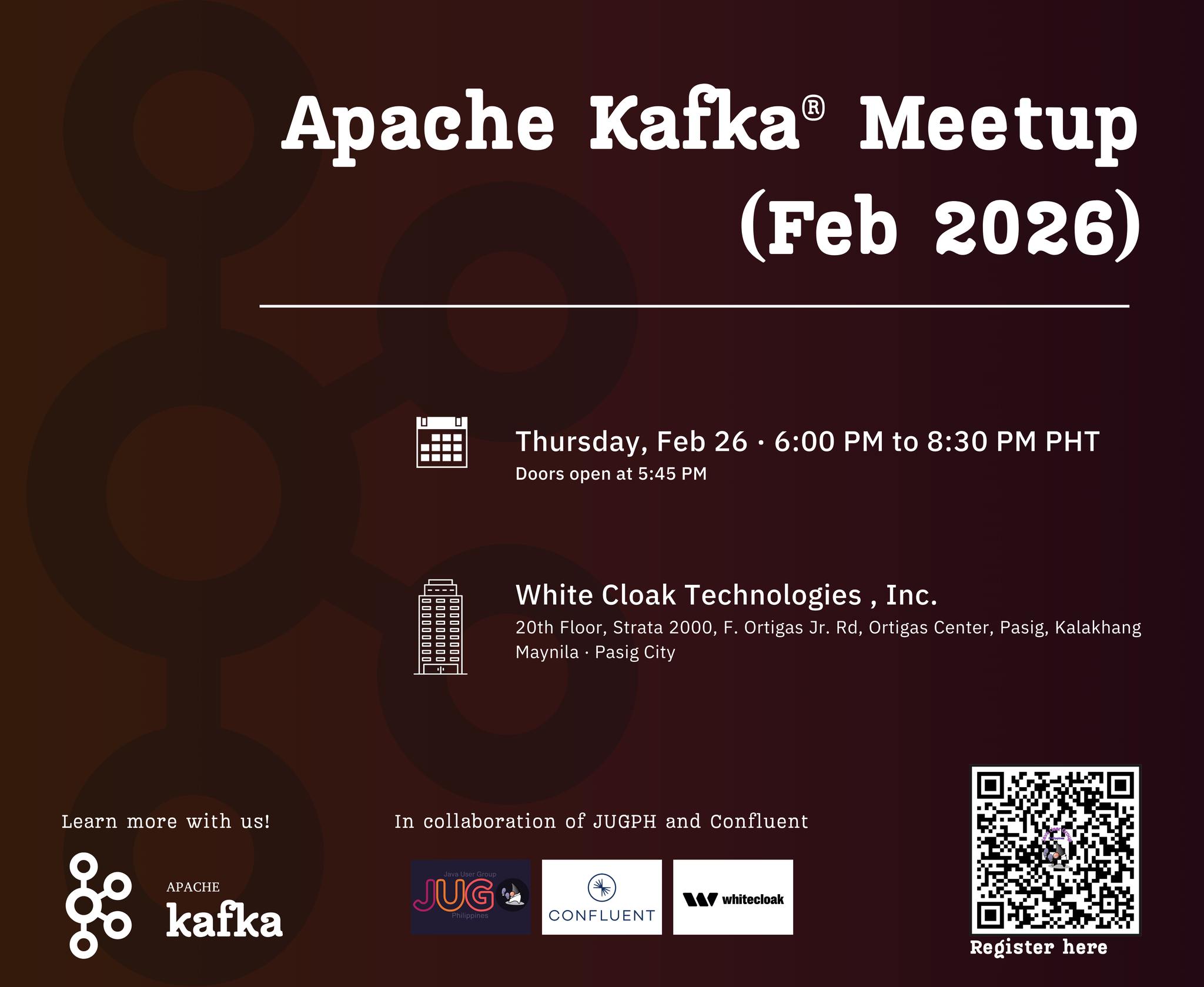Java User Group Philippines | # **MANILA APACHE KAFKA MEETUP** | Facebook