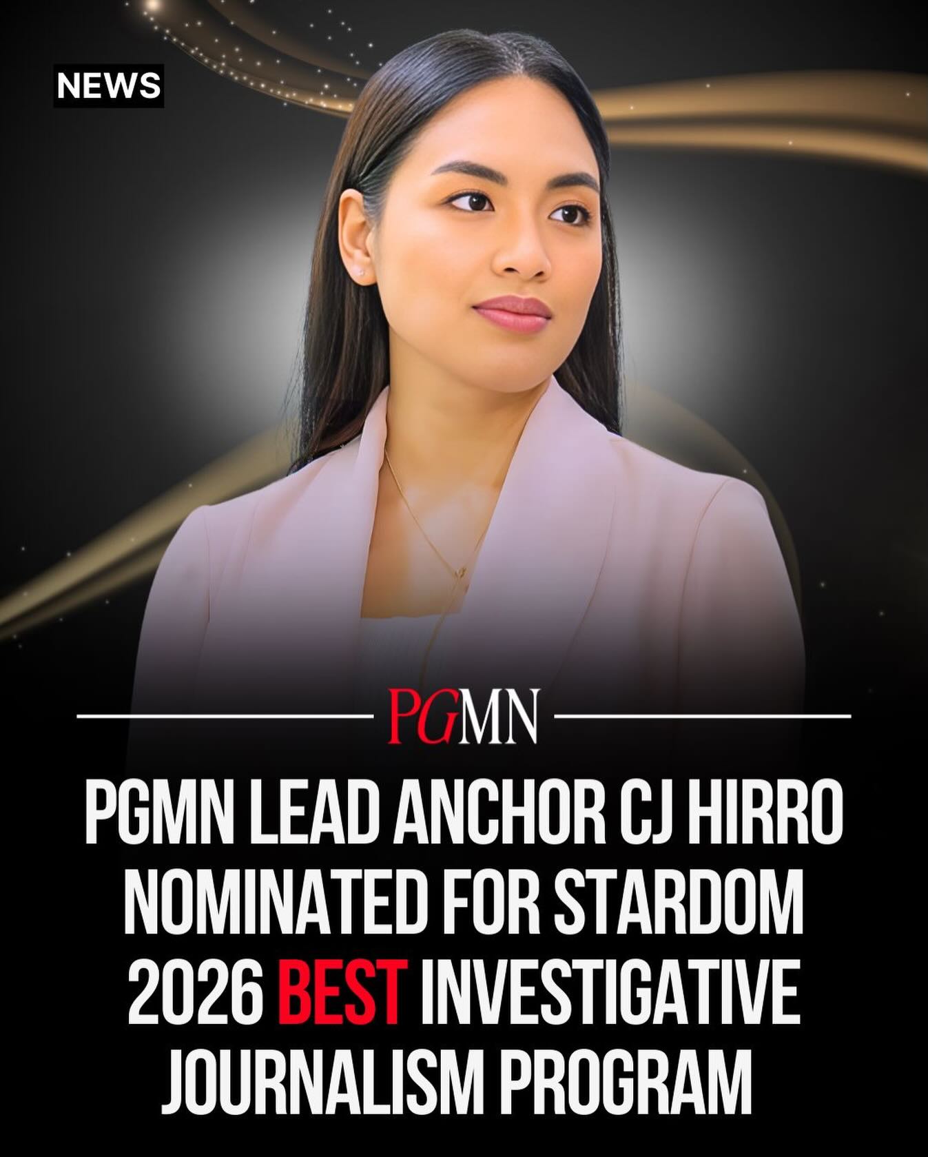 Peanut - PGMN Lead Anchor CJ Hirro has again officially been nominated ...