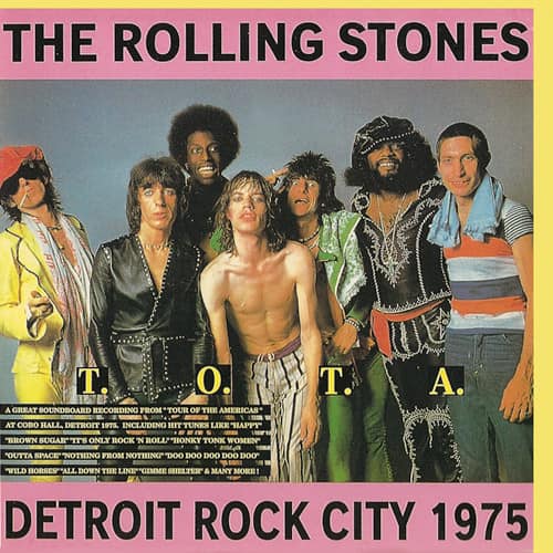 The Rolling Stones, Cobo Arena, July 28, 1975