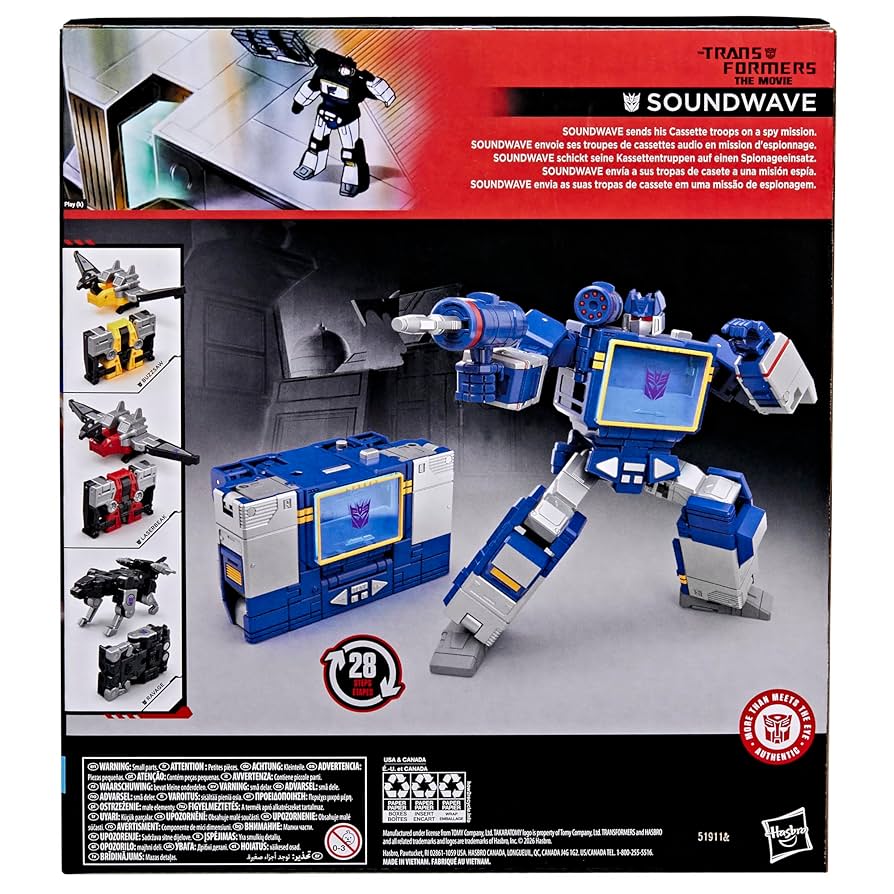 ラキドロ　SOUNDWAVE ジェームス TRANSFORMERS Studio Series 86 Soundwave