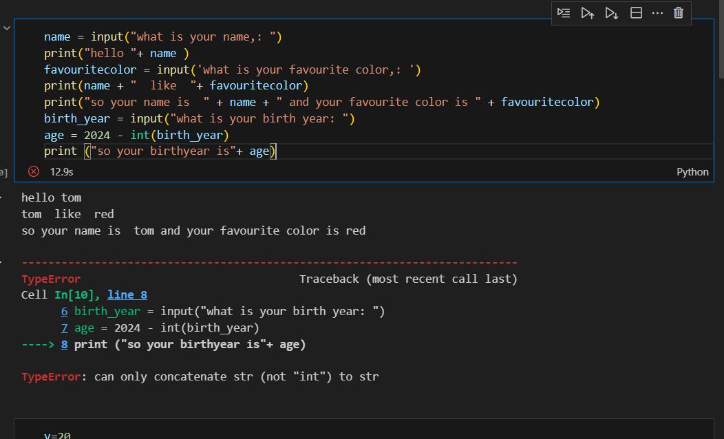 Group Lập trình Python | e ms lập trình nên ko bt mình nhập sai ở đâu ạ ...