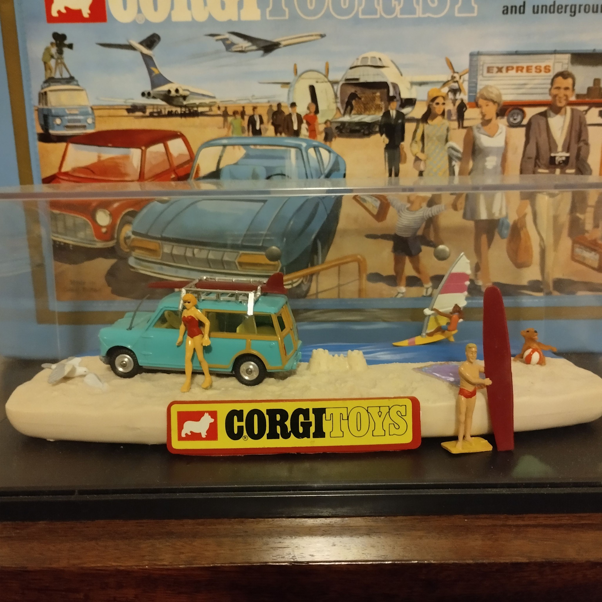 Corgi Toys Austin Mini Countryman #485 In March 1965, a month