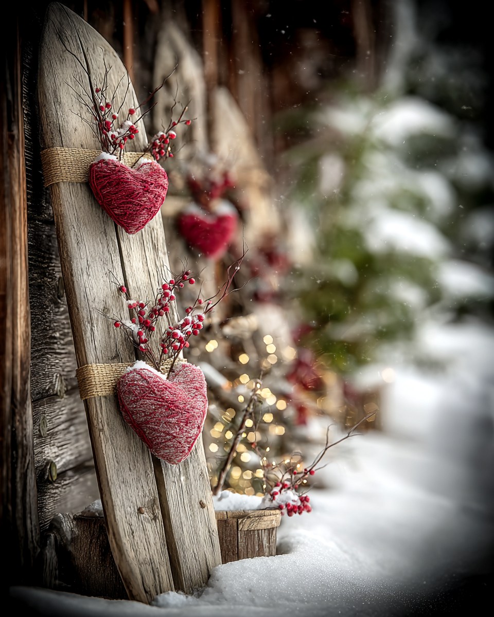 Holiday - A touch of red and a sprinkle of snow make everything feel a ...