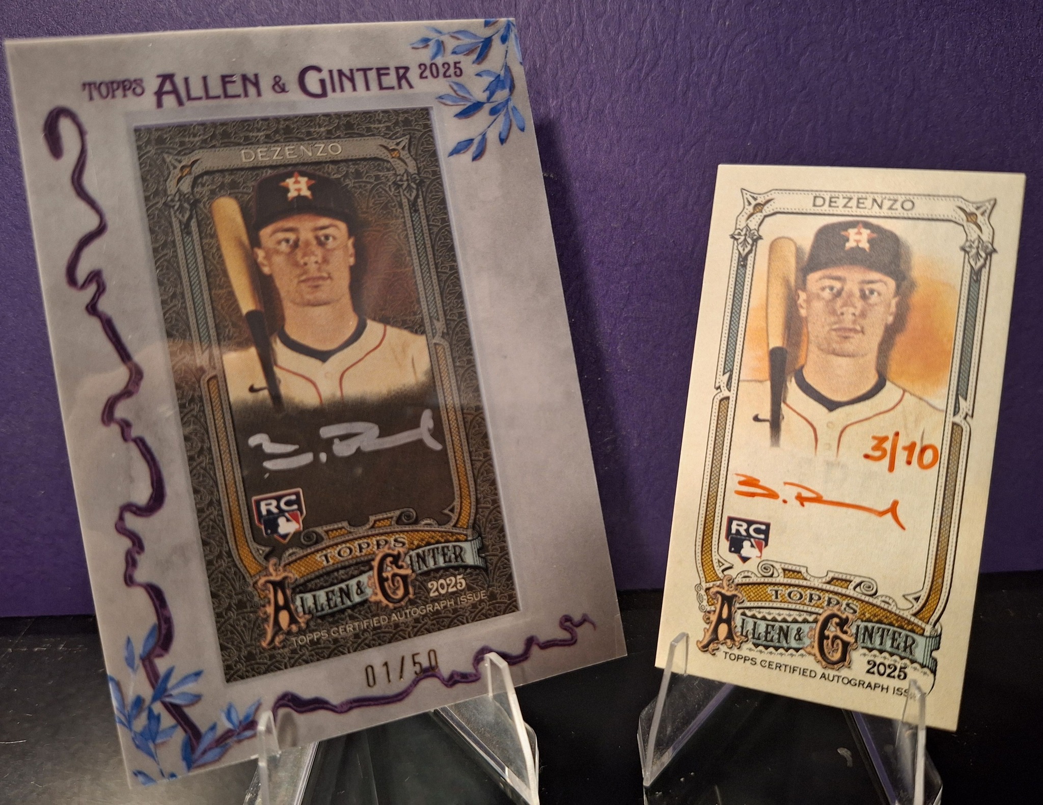 2025 Topps Allen & Ginter X Zach Dezenzo Gold Ink Auto for trade