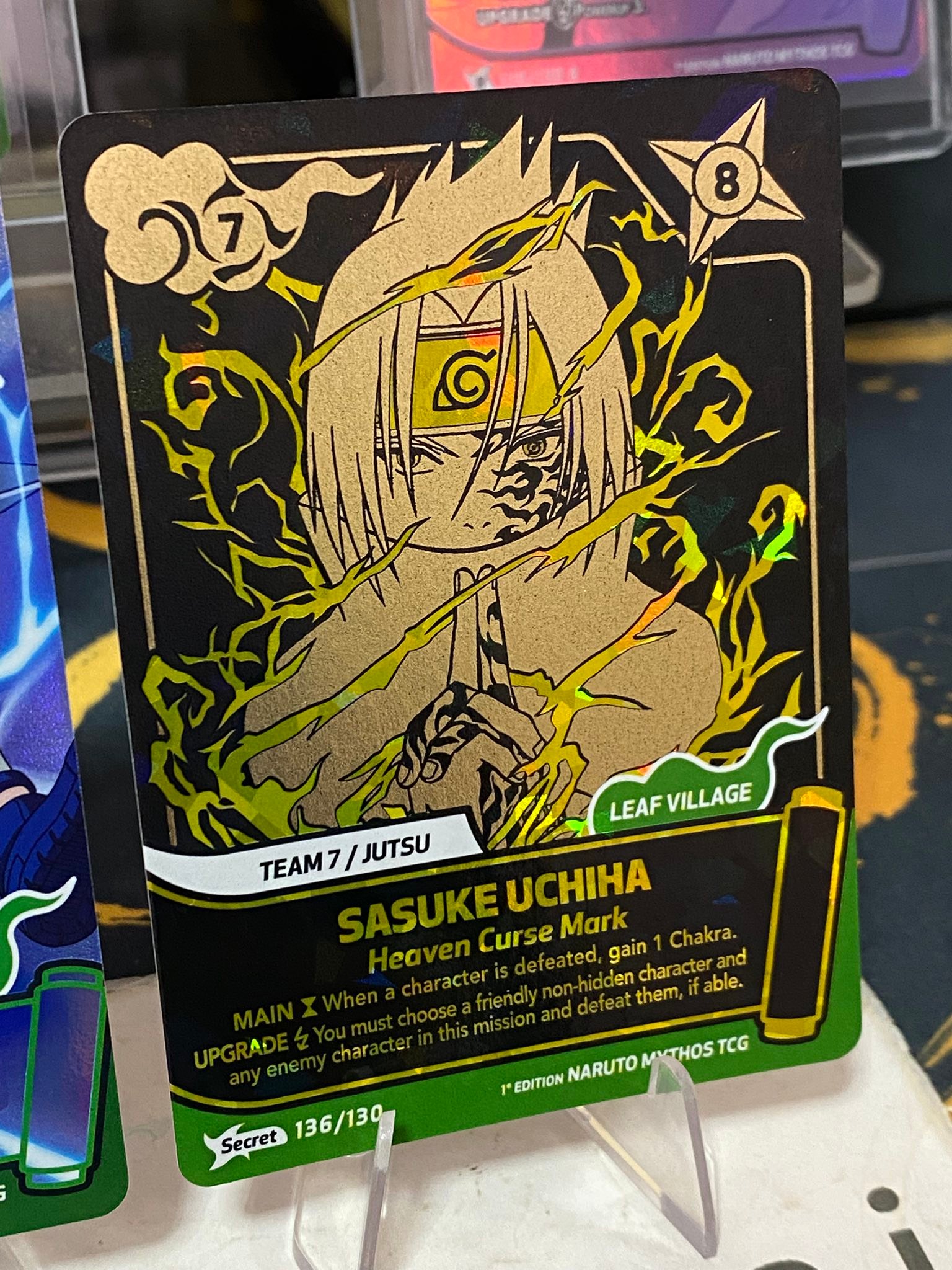 ปล่อยยกคู่ Secret-R Sasuke Mythos tcg สภาพดีทั้งคู่ ปล่อย 4,000