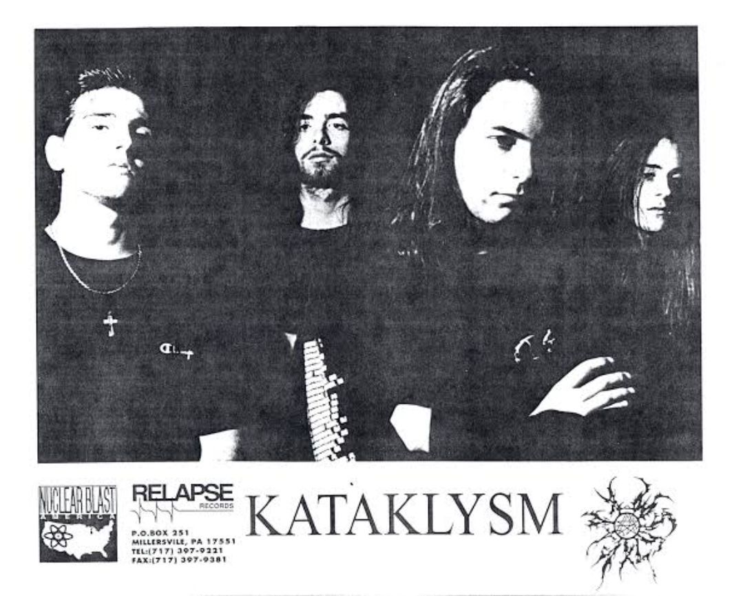 To Canada now for some old school KATAKLYSM the Northern