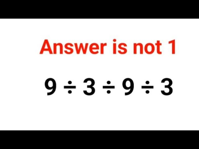 Everyone gets this wrong! 7 × 3 ÷ 7 × 3!
