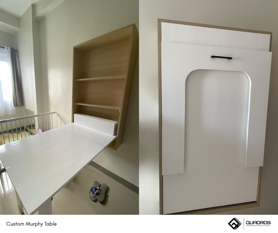 Quadros - No space is ever too small with our custom Murphy Table ...