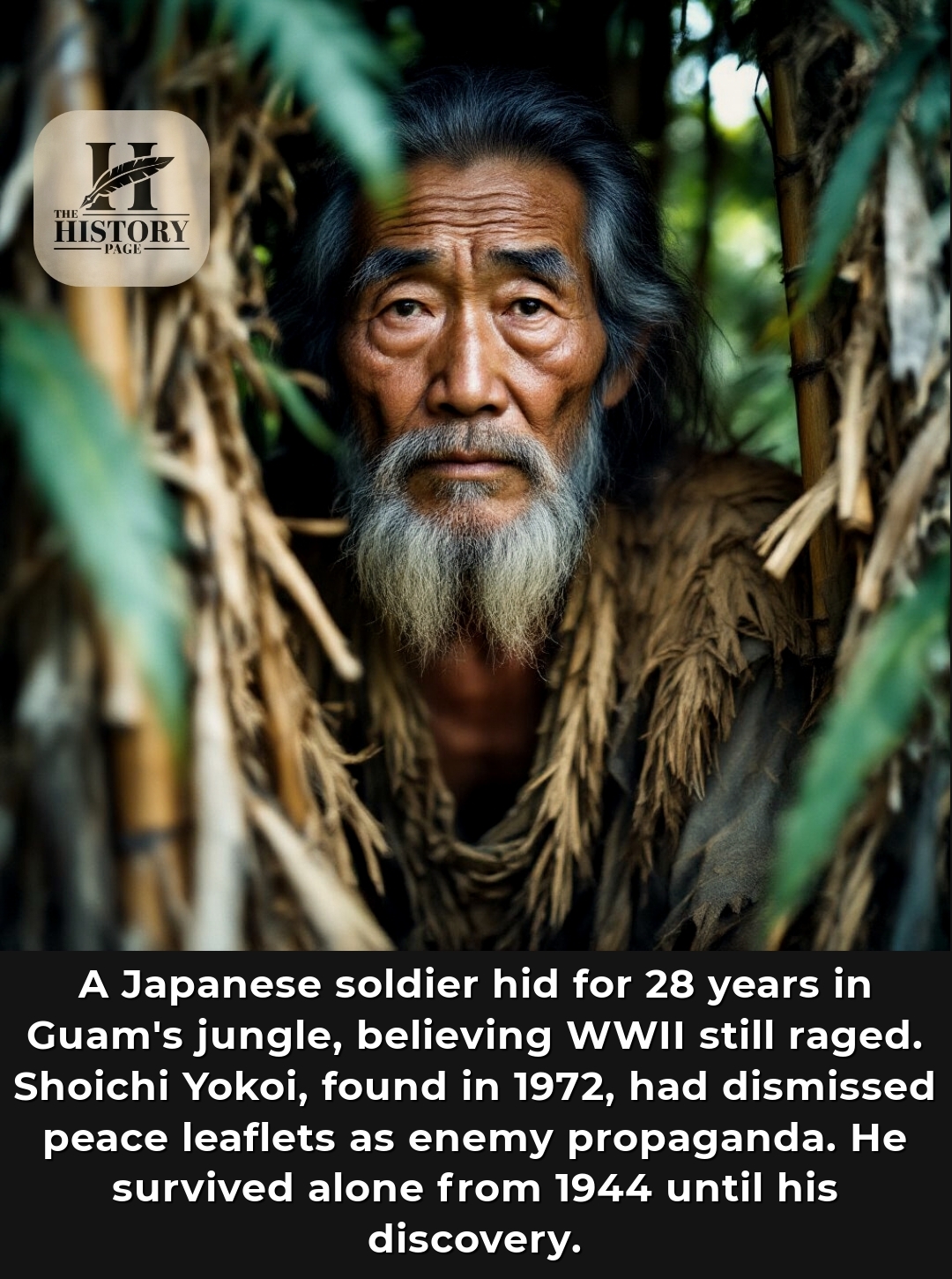 人文 Private Yokoi's War and Life on Guam Shoichi Yokoi's incredible true story of survival in Guam after WWII