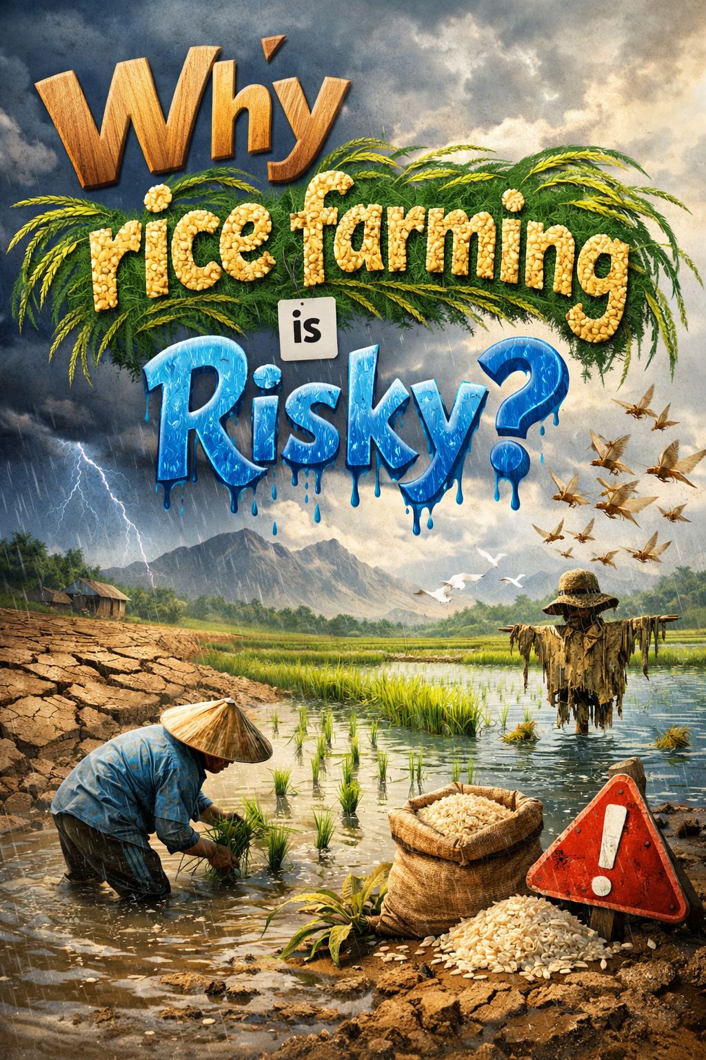 Rice farming is risky because it... - Agri facts daily | Facebook