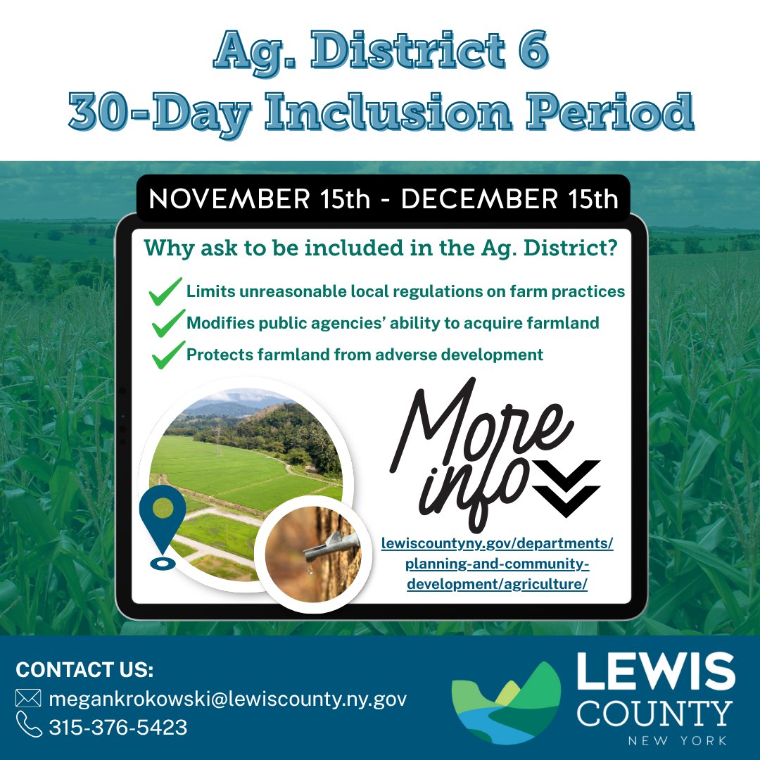Lewis - How Do I Check If My Land Is Already in the Ag District? Not ...