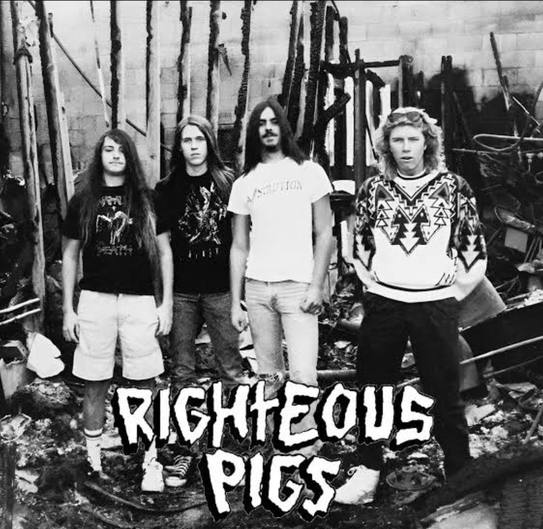 DEATH - Righteous Pigs was a short-lived grindcore/death metal band ...