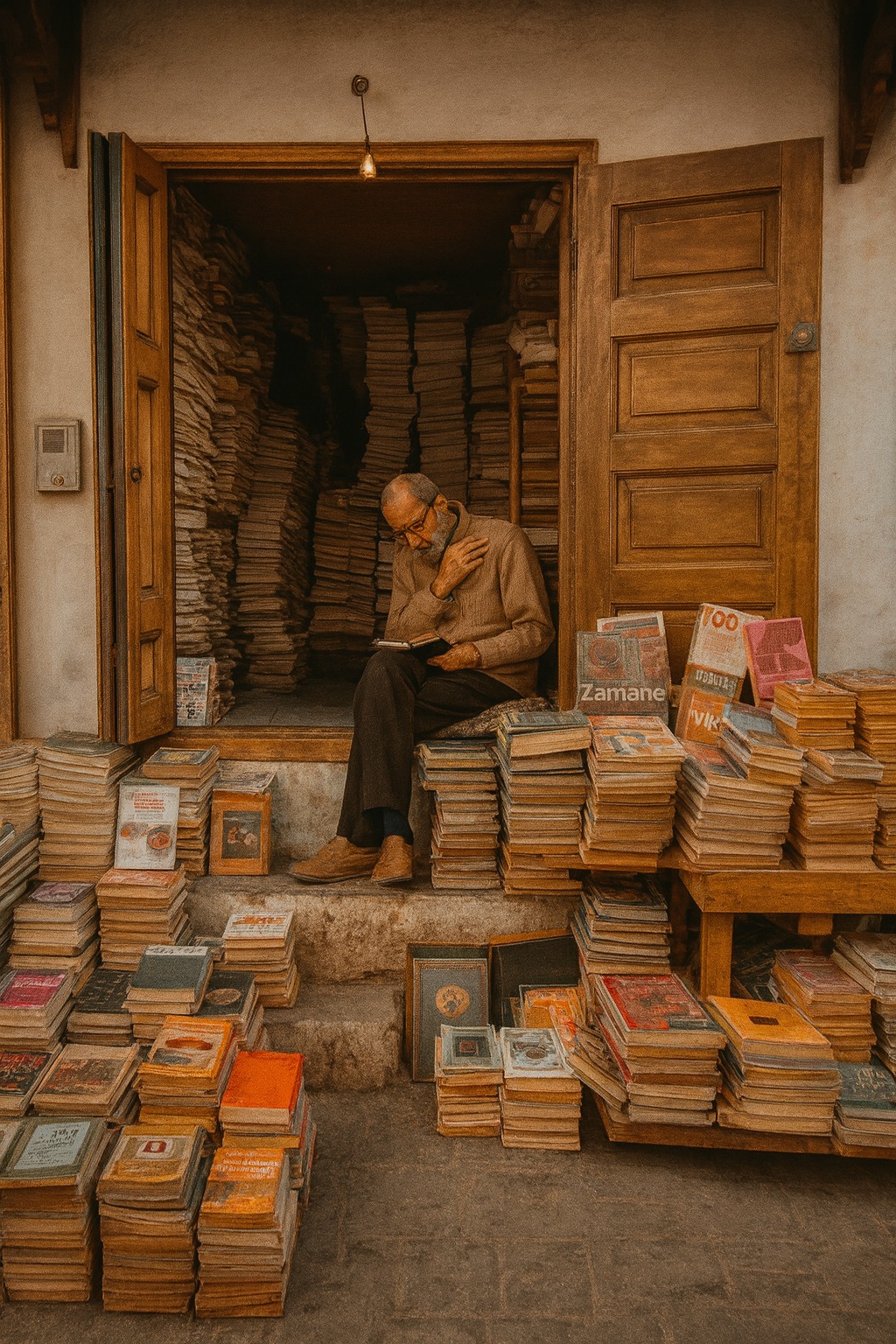 Faces - 📚 Meet Mohamed Aziz — the 76-year-old bookseller who trusts ...