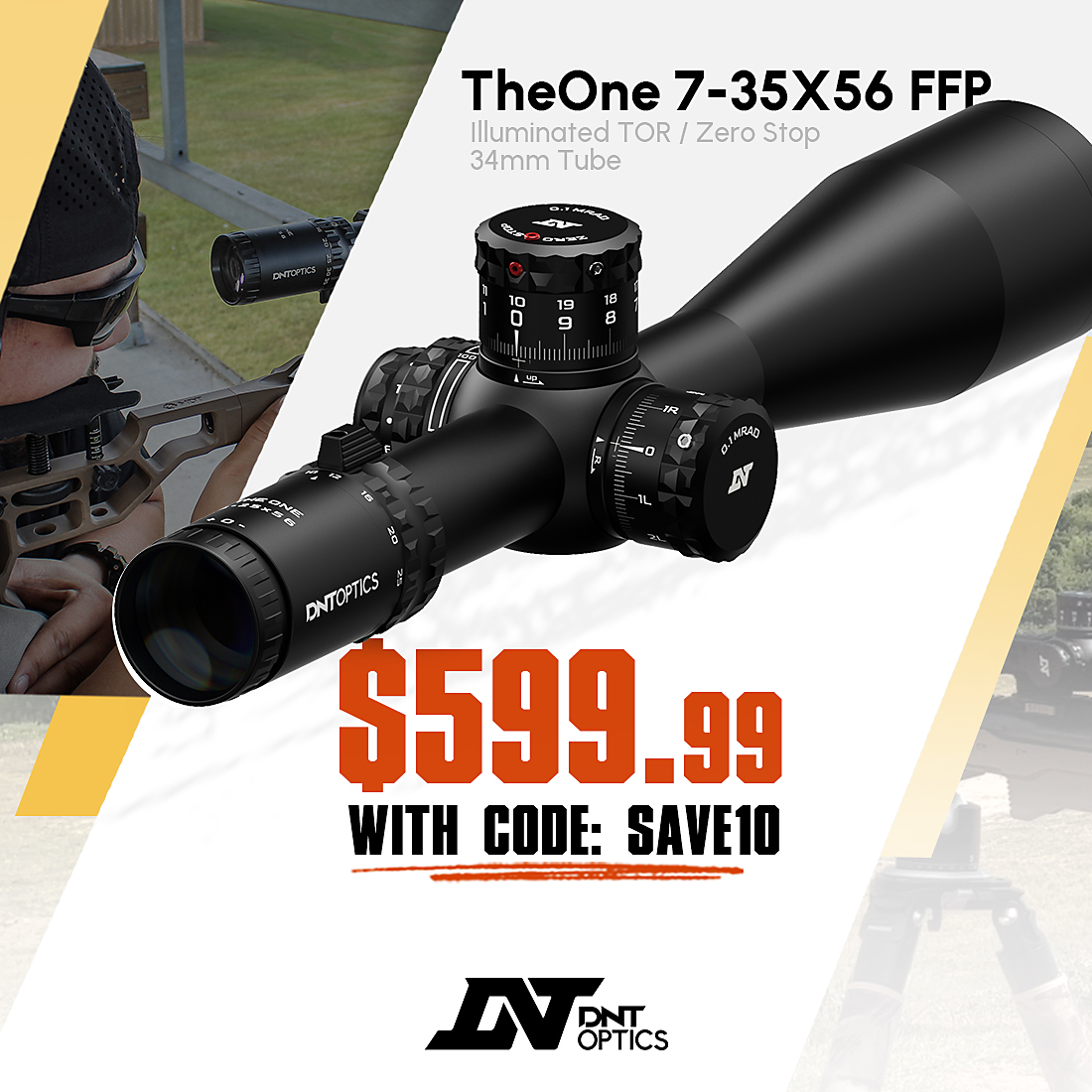 TheOne 7-35x56 FFP scope on sale for $599.99