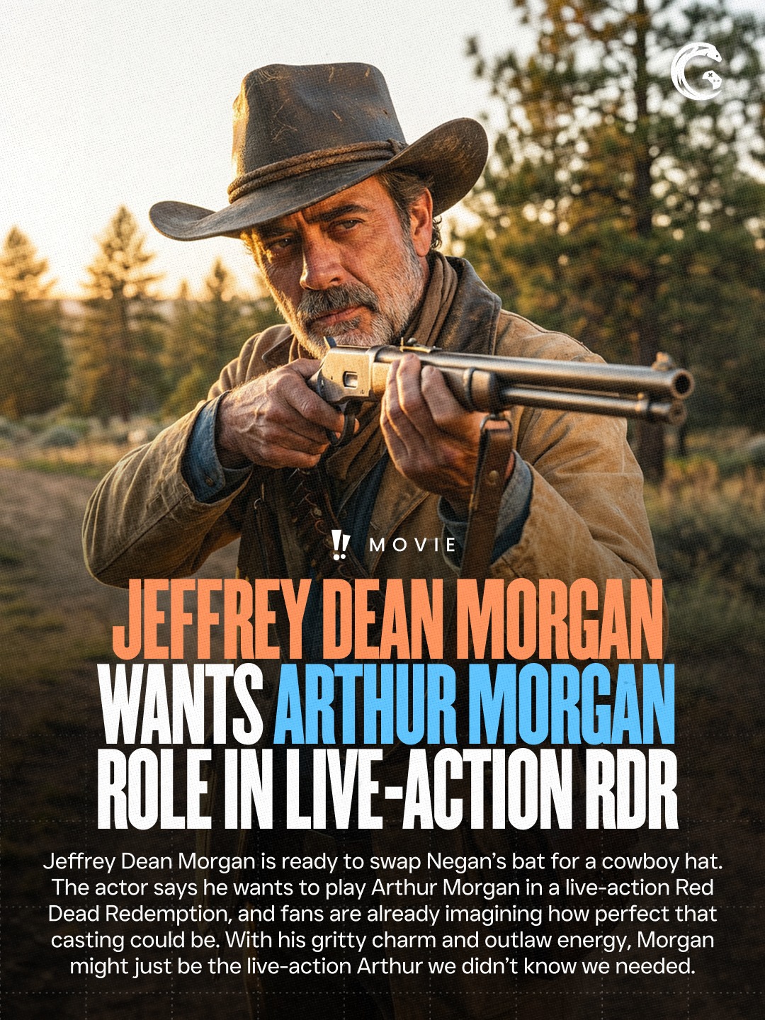 GameEels - Jeffrey Dean Morgan is ready to ride into the frontier! 🤠🔥 ...