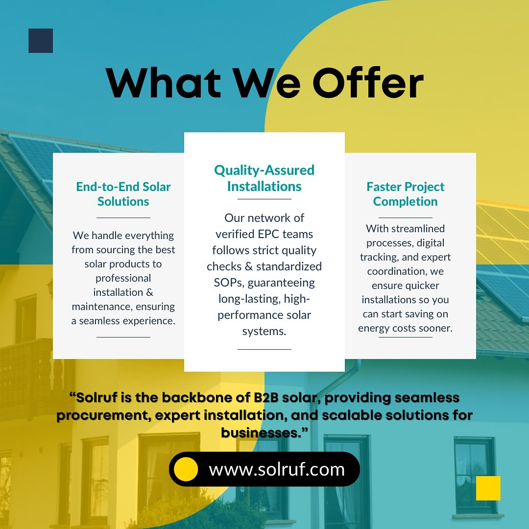 Solruf - A Solar Marketplace | Mumbai