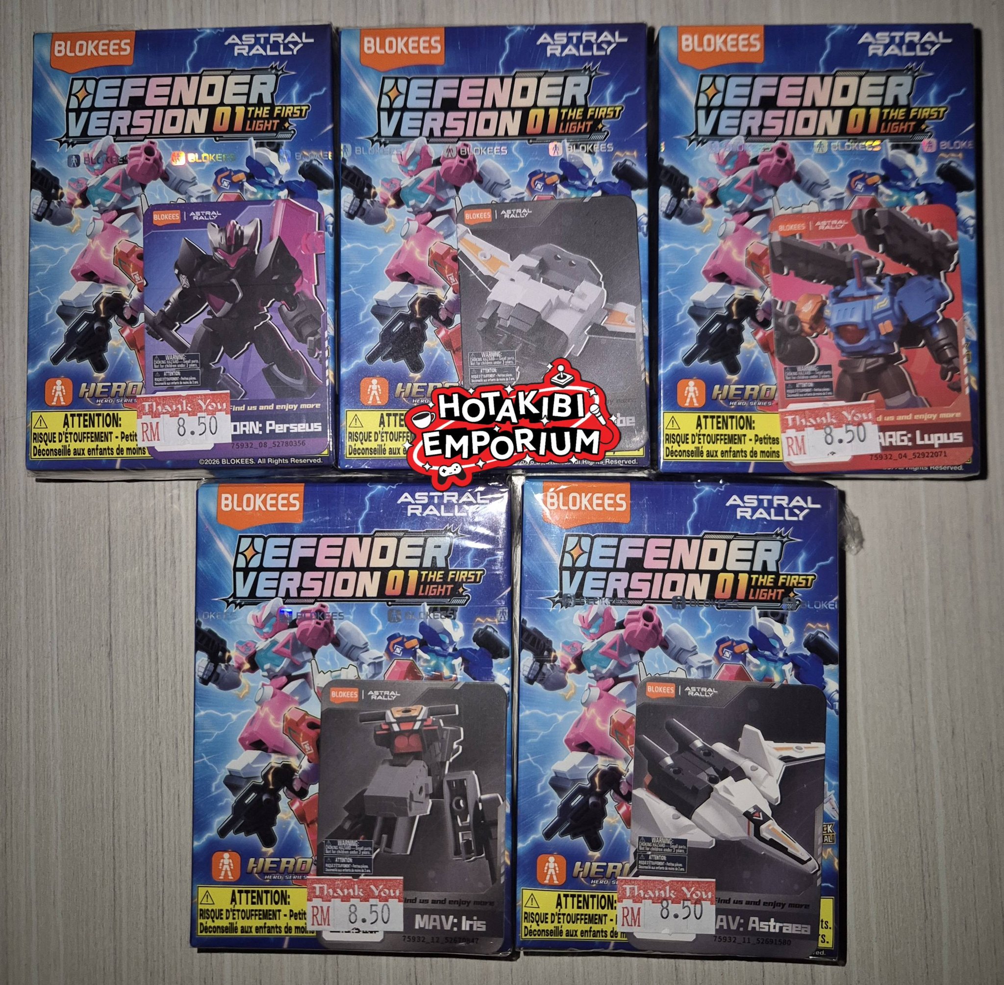 カーニバル -QB-LRP Hotakibi Emporium Blokees figures for sale