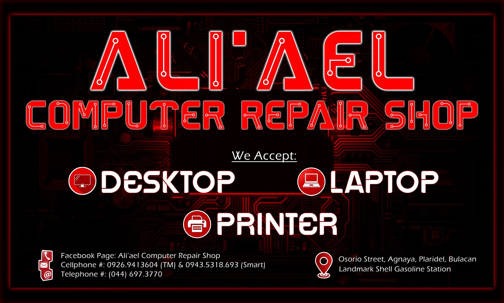 Ali'ael Computer Repair Shop | Plaridel