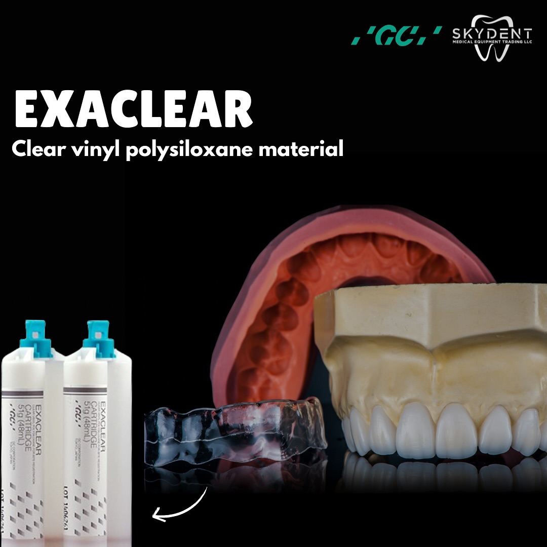 Cleaning & Filling Teeth Equipments GC Exaclear Vinyl Polysiloxane, For Dental Clinic, Packaging Type: Box at ₹ 4575/box in Vadodara