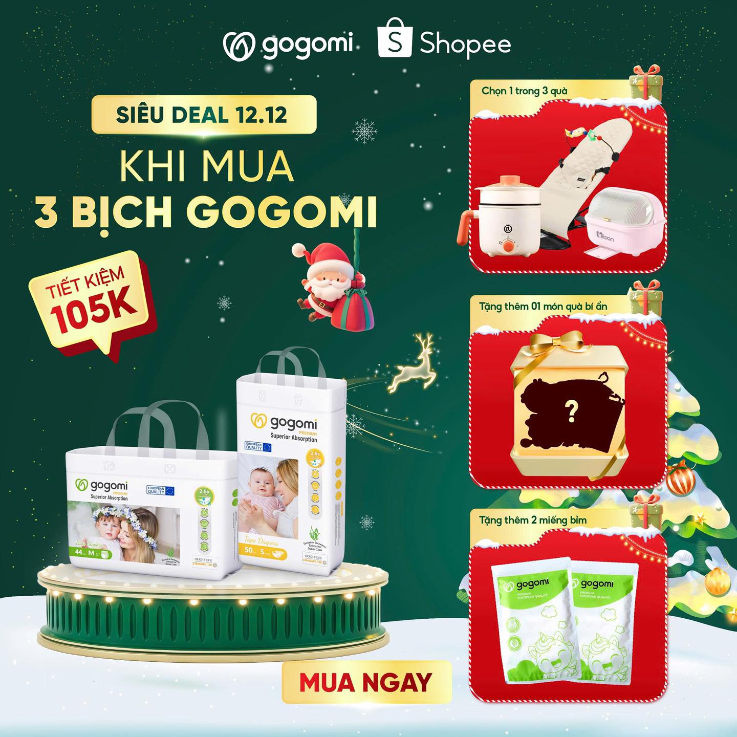 Gogomi Vietnam - 🔥 ĐẠI TIỆC 12.12 – CHỐT DEAL XỊN, NHẬN... | Facebook