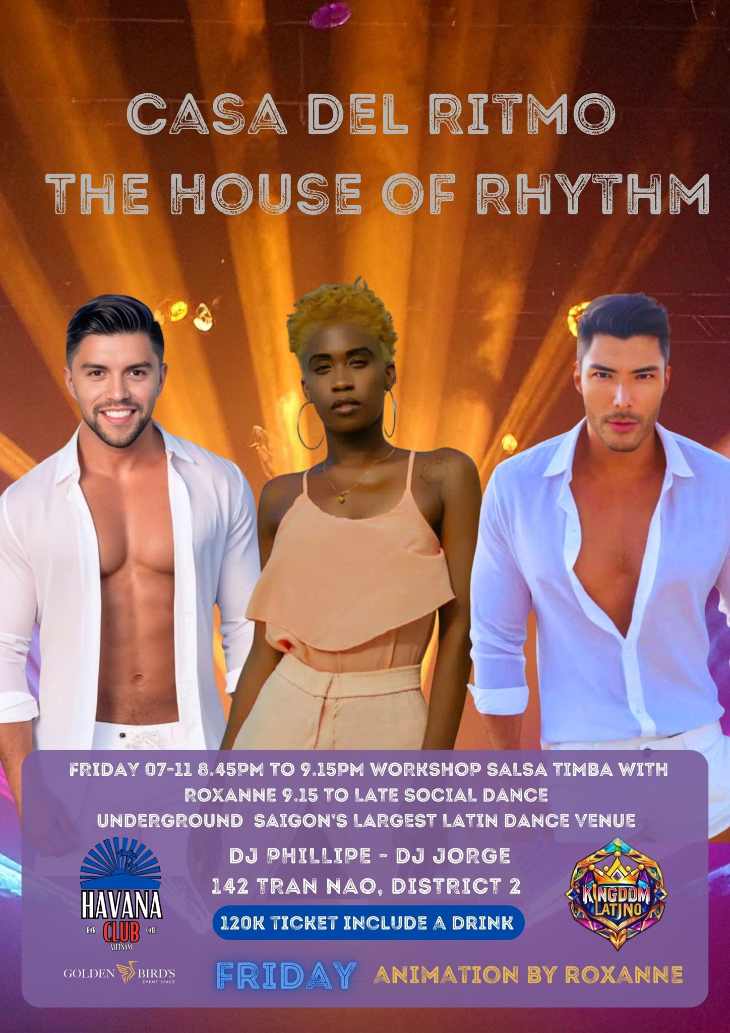 💃🕺 CASA DEL RITMO 💃🏼🕺🏻 🔥... - Golden Bird's Event Space | Facebook