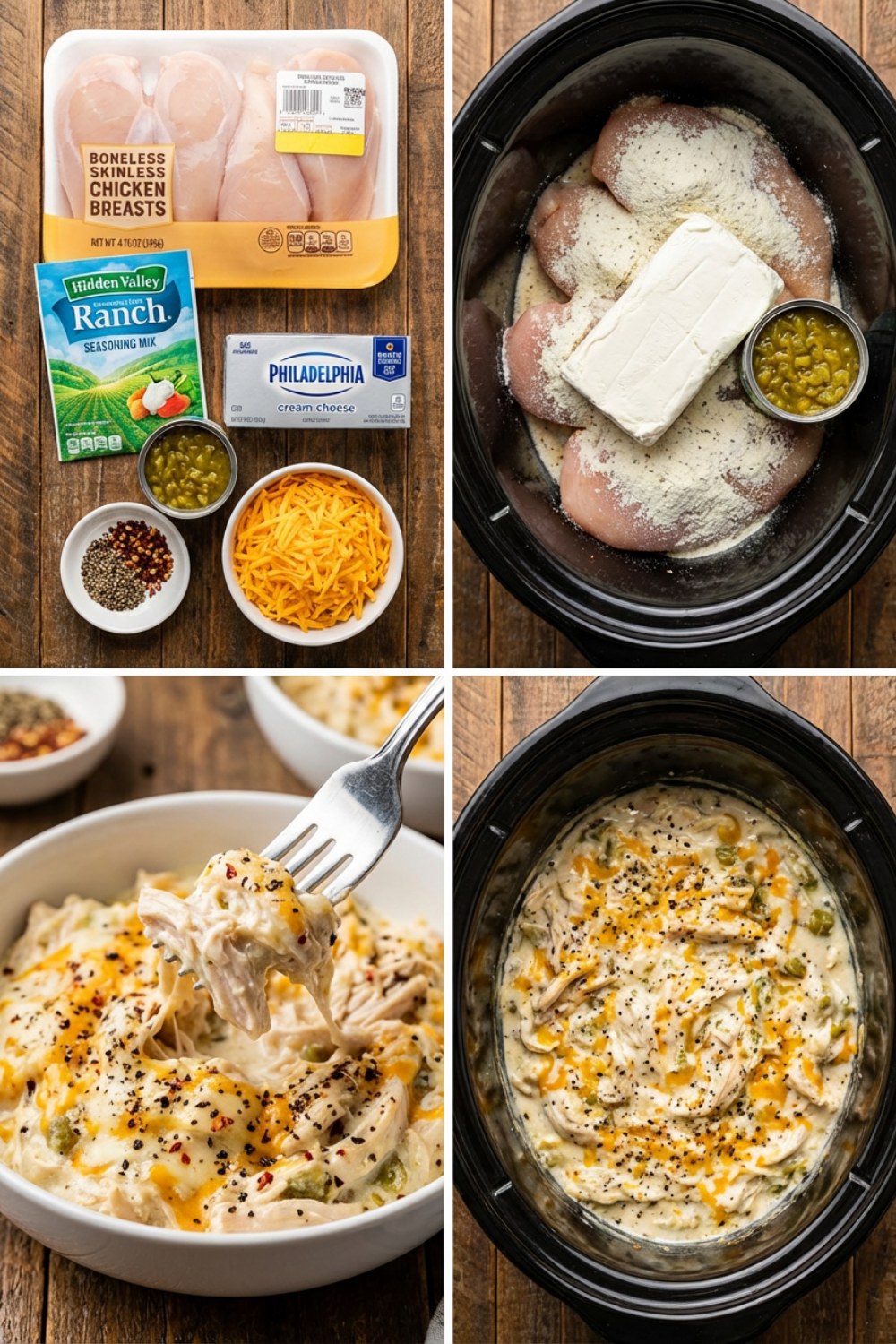 crockpot chicken with cream cheese and ranch dressing mix Slow Cooker Creamy Recipe: Easy Delicious? Fiesta ranch COLOR:As Photo nightgown lingerie Kroje, které se nosí