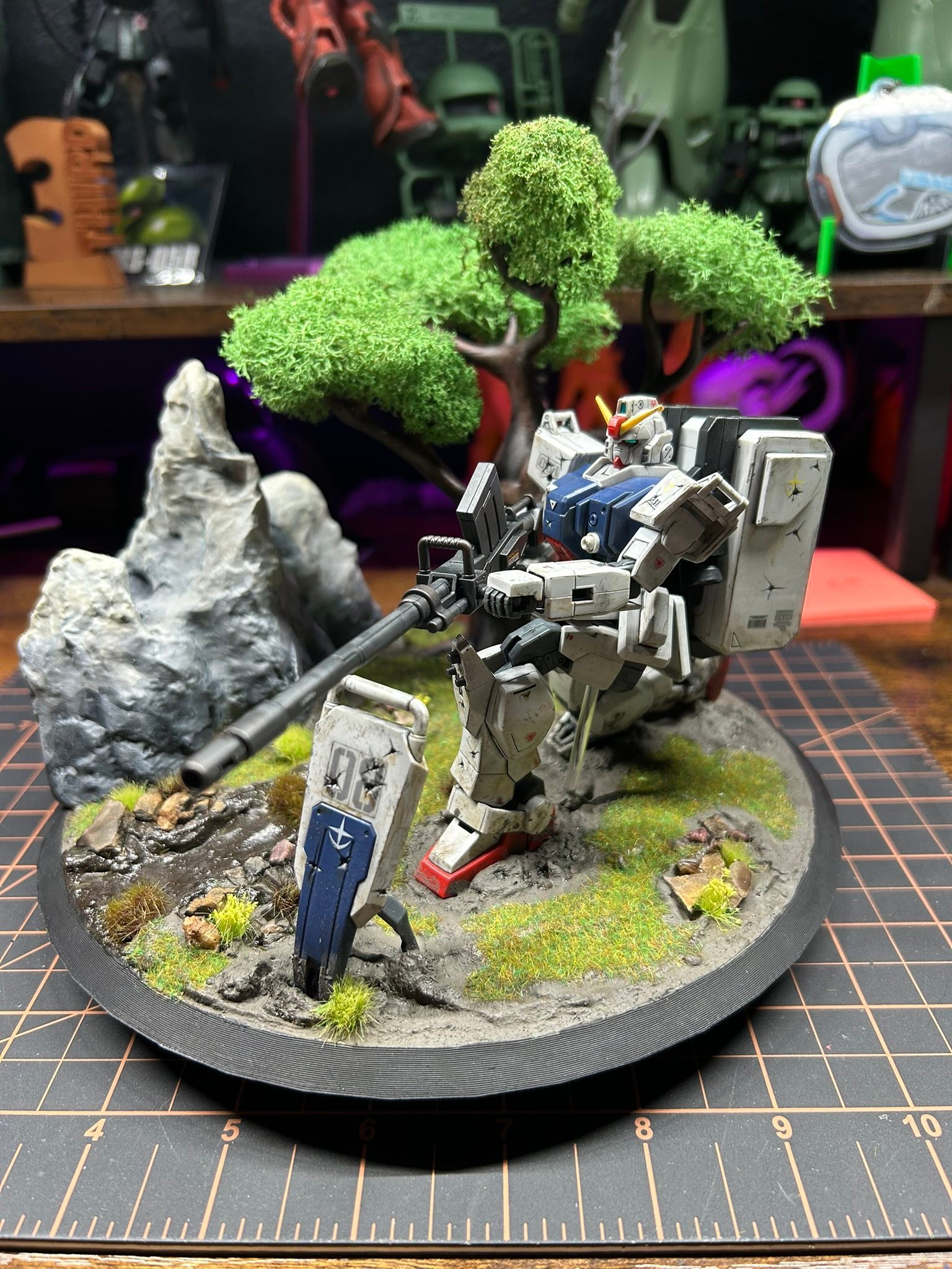 Ground type gundam diorama completion