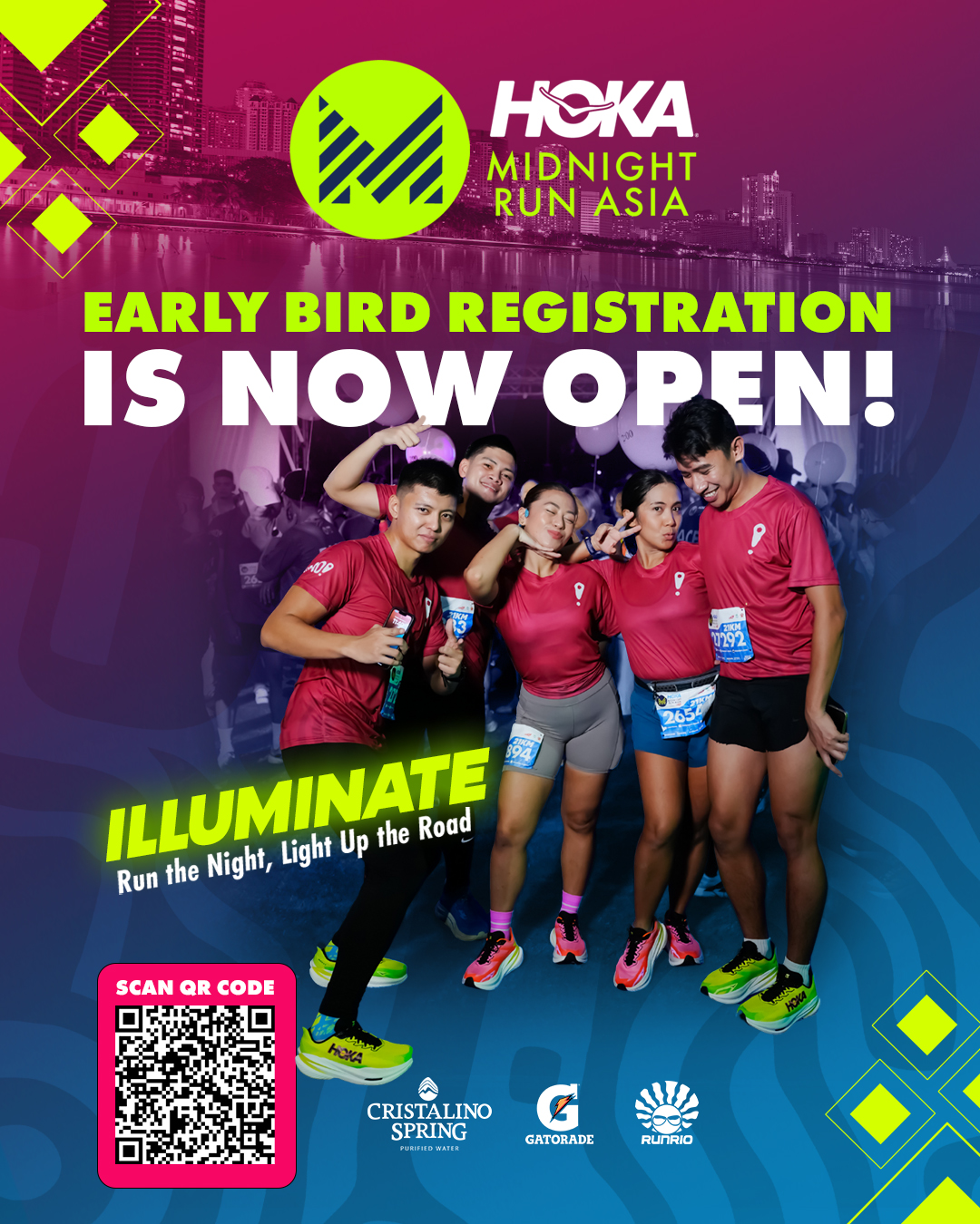EARLY BIRD REGISTRATION IS NOW... - HOKA Midnight Run Asia | Facebook