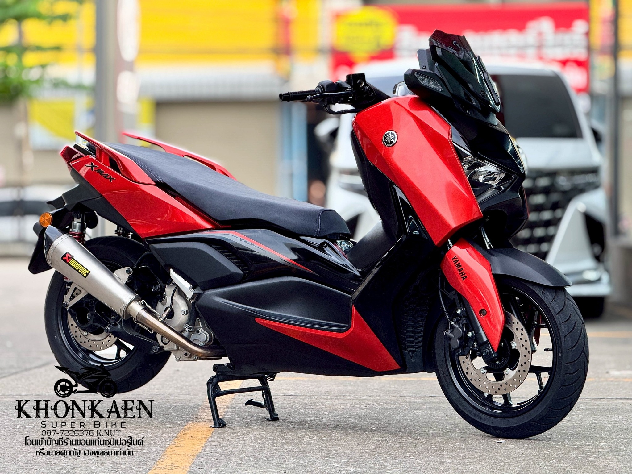 The Rider - 🐥#XMAX #ปี2024 จด 2025 🐥 รหัส 163 📌#สี #แดงดำ 📌#ไมล์ เพียง ...