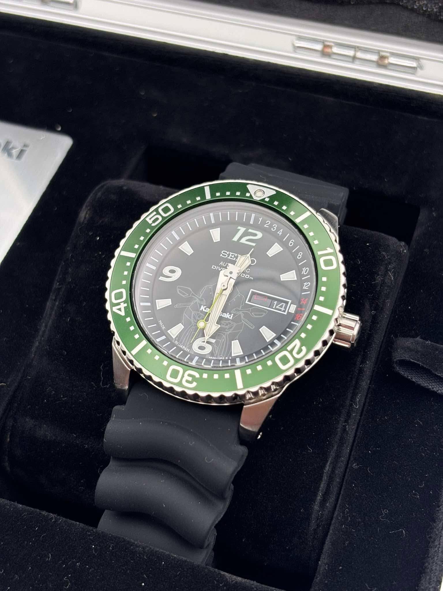 ULTRA RARE FIND! Seiko x Kawasaki Ninja Limited Edition Collab