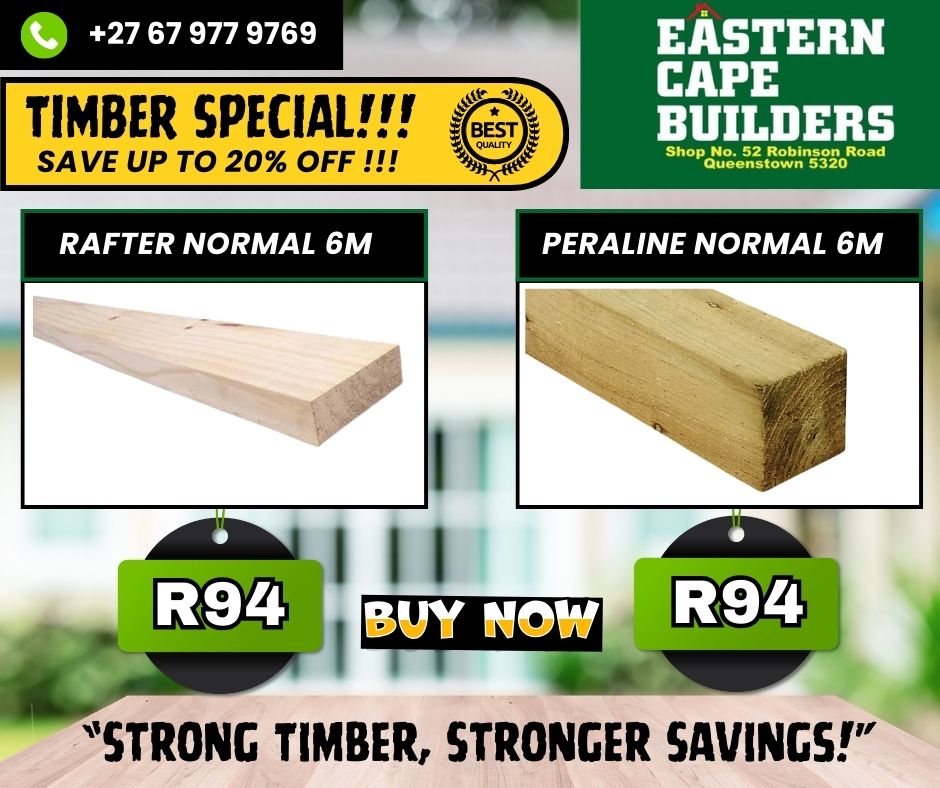 Eastern - 🪵 TIMBER SPECIAL ALERT! 🪵 Eastern Cape Builders is bringing ...