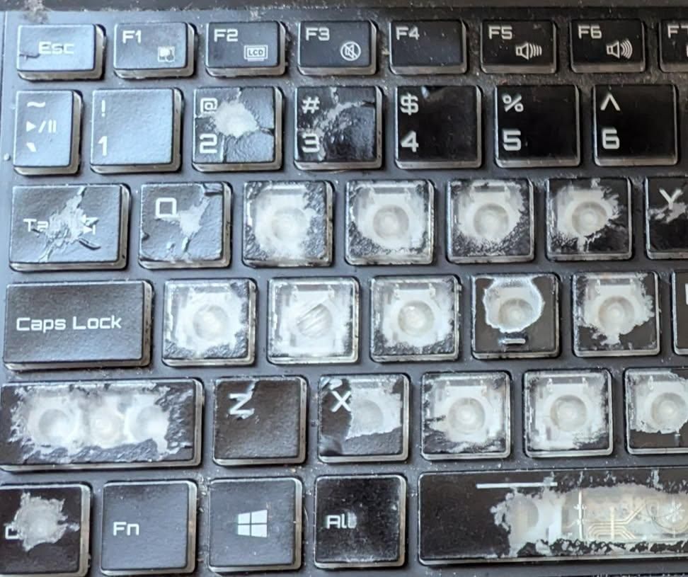 guess the programming language.. Esc F1 F2 LCD F3 F4 F5 @ F6