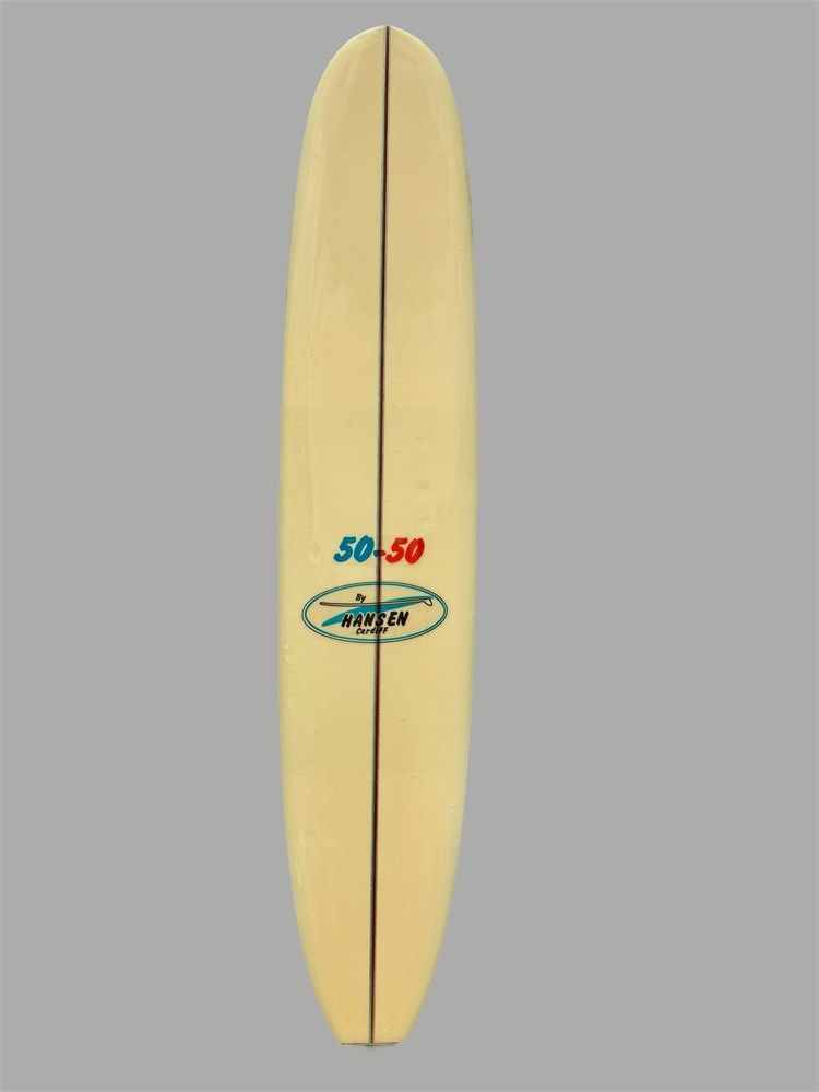 What is the history of Hansen Surfboards' 1961-1962 vintage log