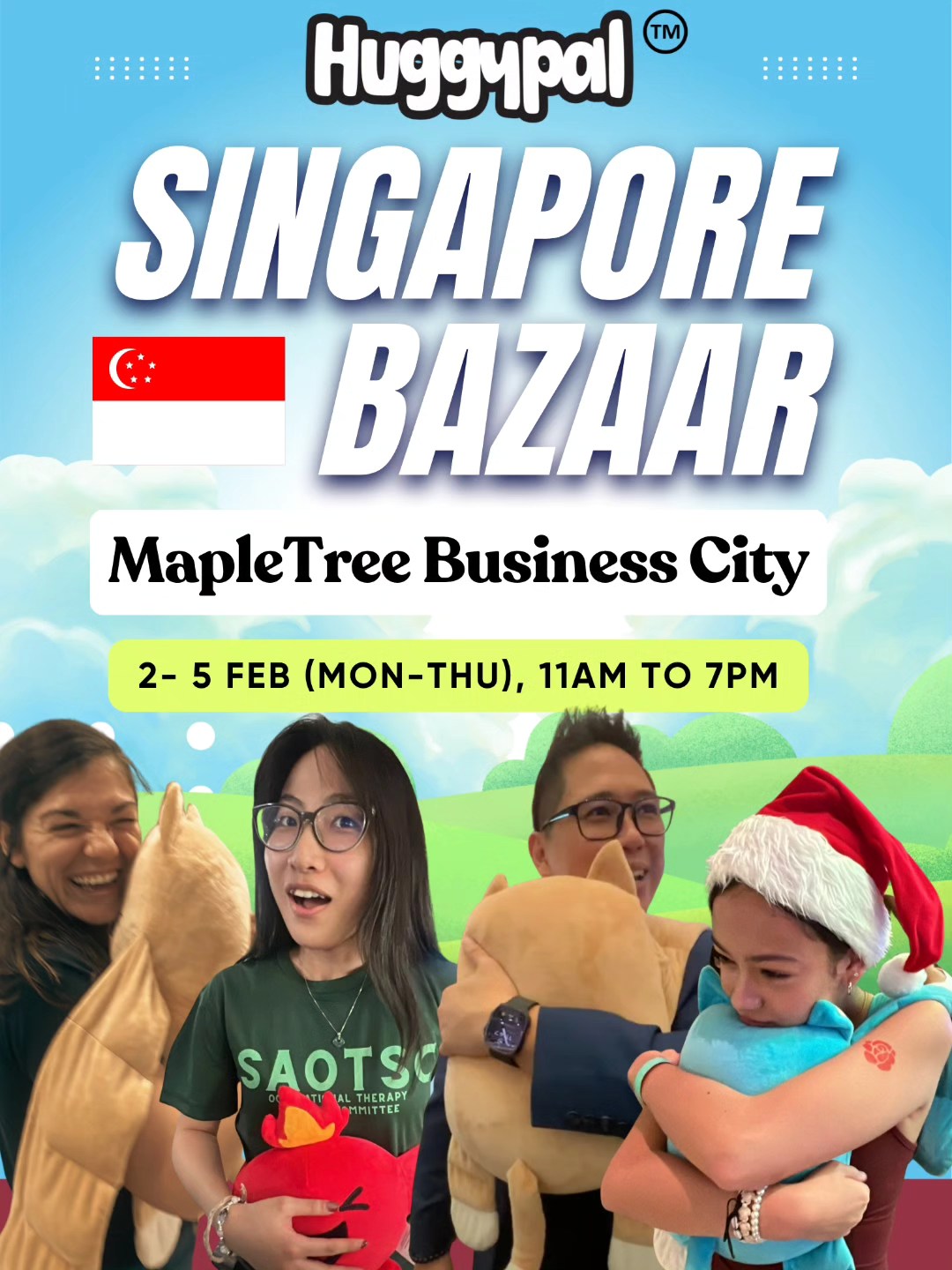 Huggypal - Huggypal is back in Singapore 🇸🇬 We're bringing hugs to ...