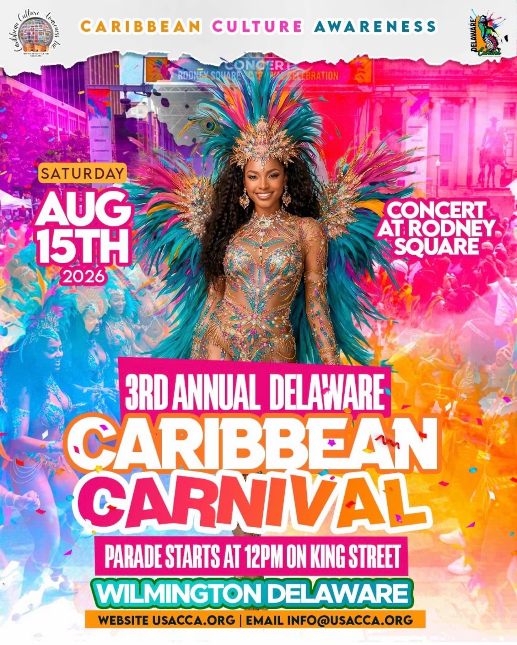 Delaware Caribbean Carnival moves to Wilmington August 15 2026