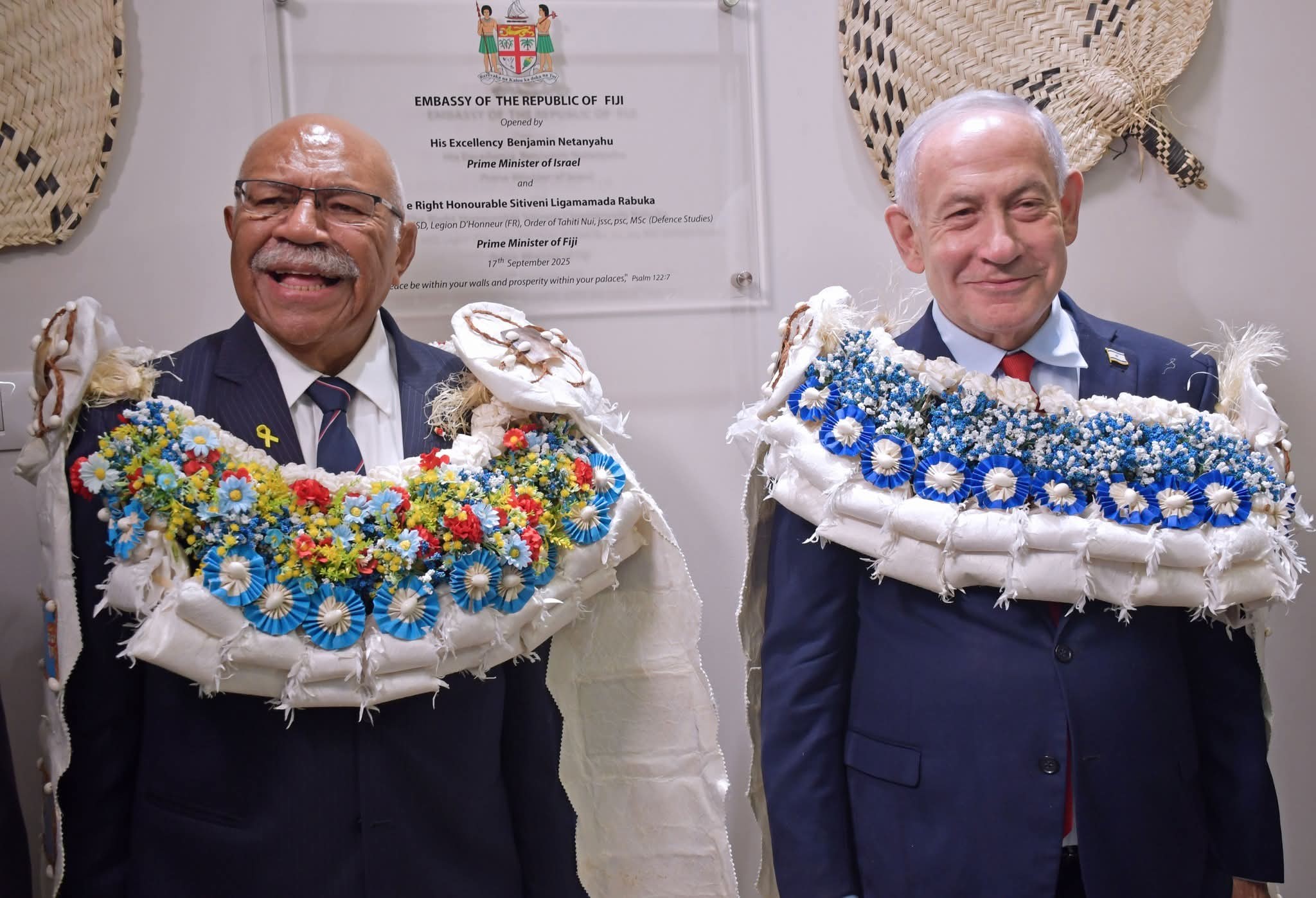 Duavata - Fiji Officially Inaugurates Embassy in Jerusalem Jerusalem ...