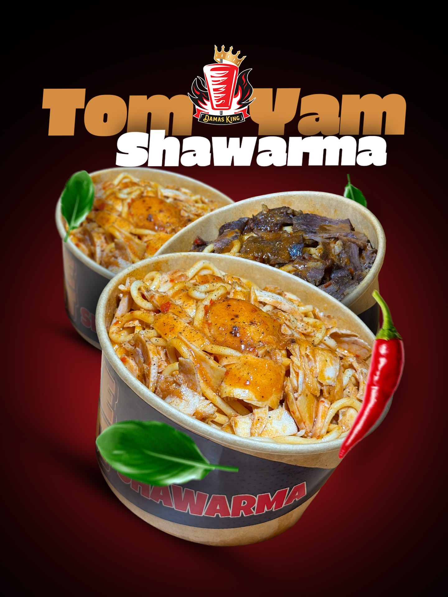 Damas - Ready for a shawarma TomYum? 🌯🔥 Spicy, tangy, and seriously ...