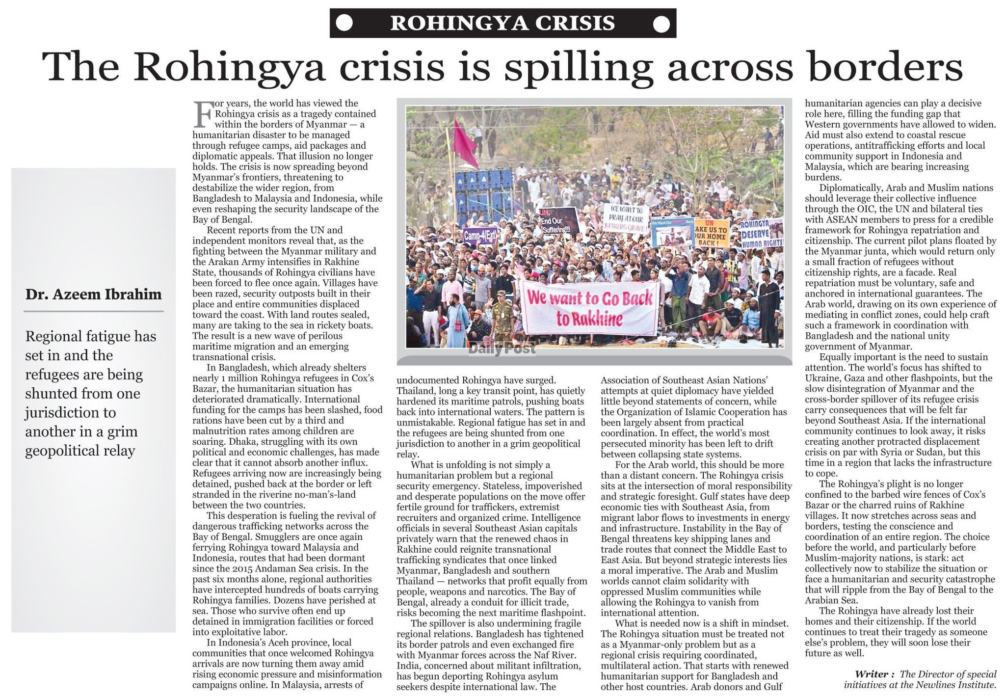 Career - ' Rohingya Crisis ' নিয়ে ' Daily Post ' এর গোছানো পেপারকাটিং ...
