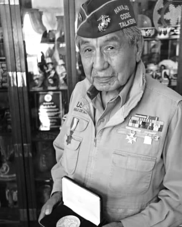 We thank Navajo Code Talker Peter McDonald for his service! The