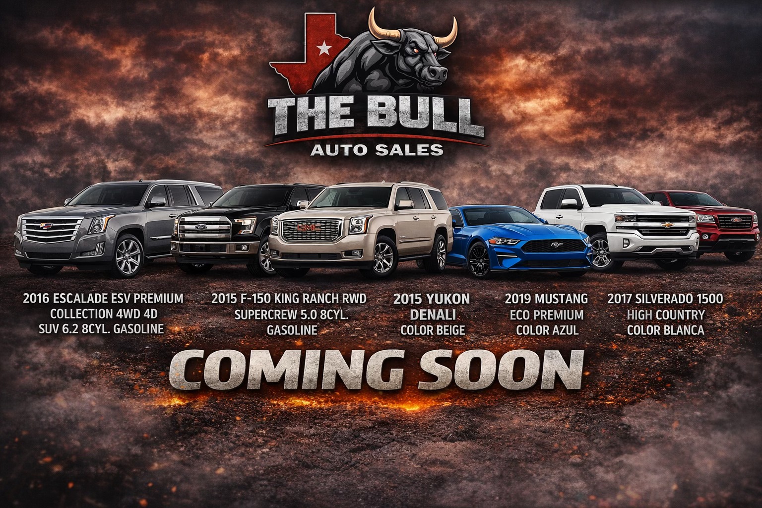 The Bull - 🔥🐂 COMING SOON | THE BULL AUTO SALES 🐂🔥 Se viene poder, lujo ...