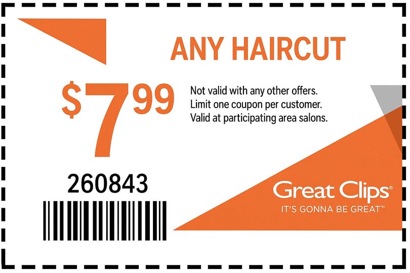 Snag your $5 off haircut coupon and save today